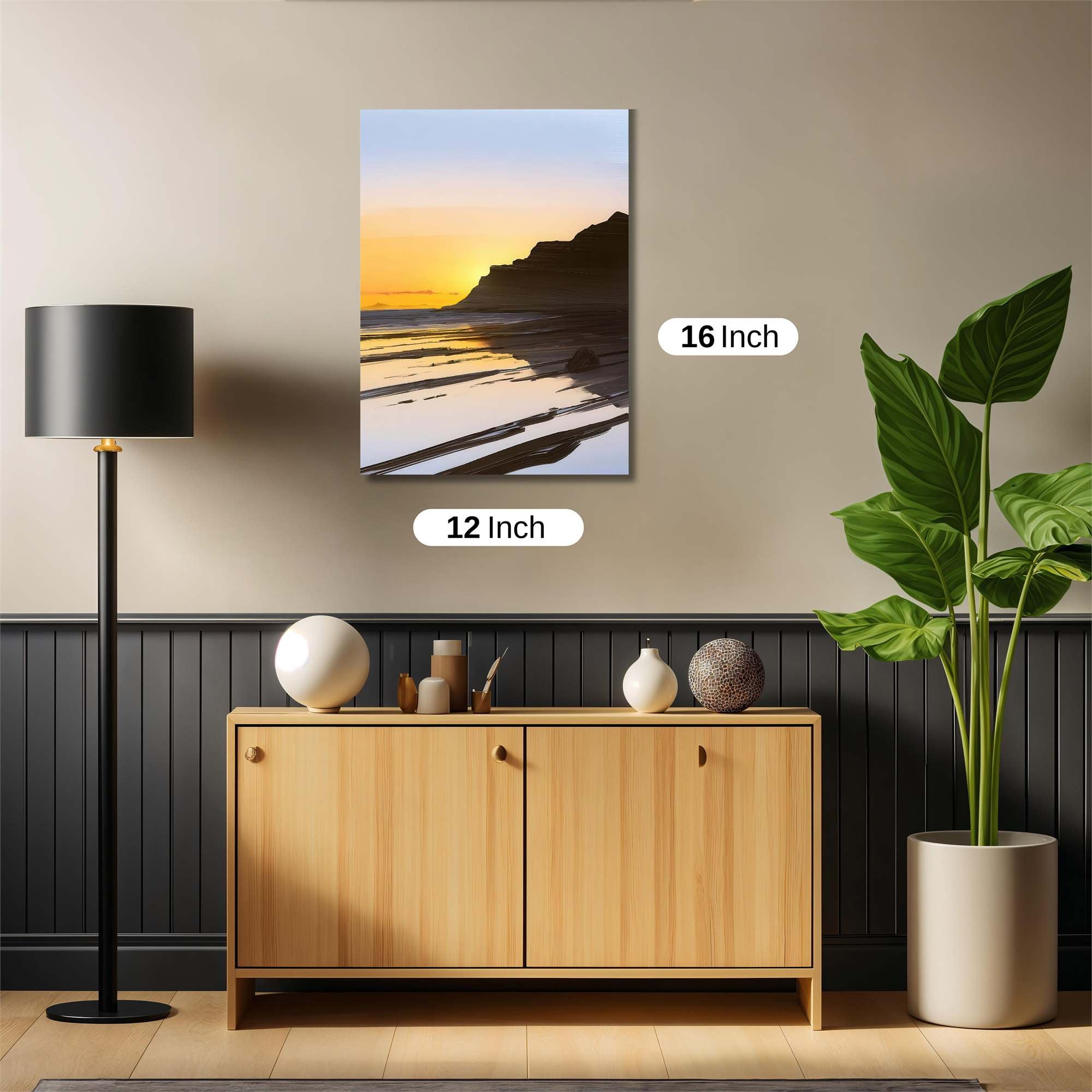 Sunset Serenity Safe Wall Magnetic / M
