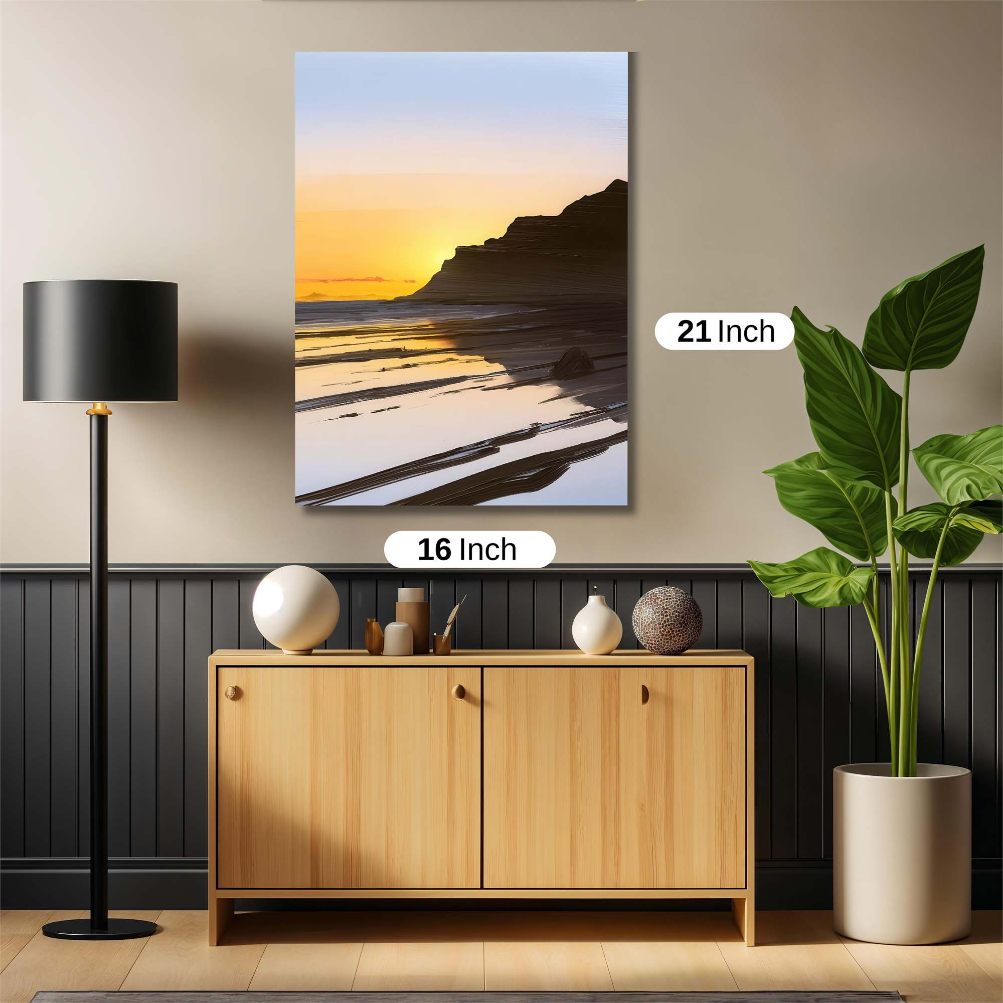 Sunset Serenity Safe Wall Magnetic / M