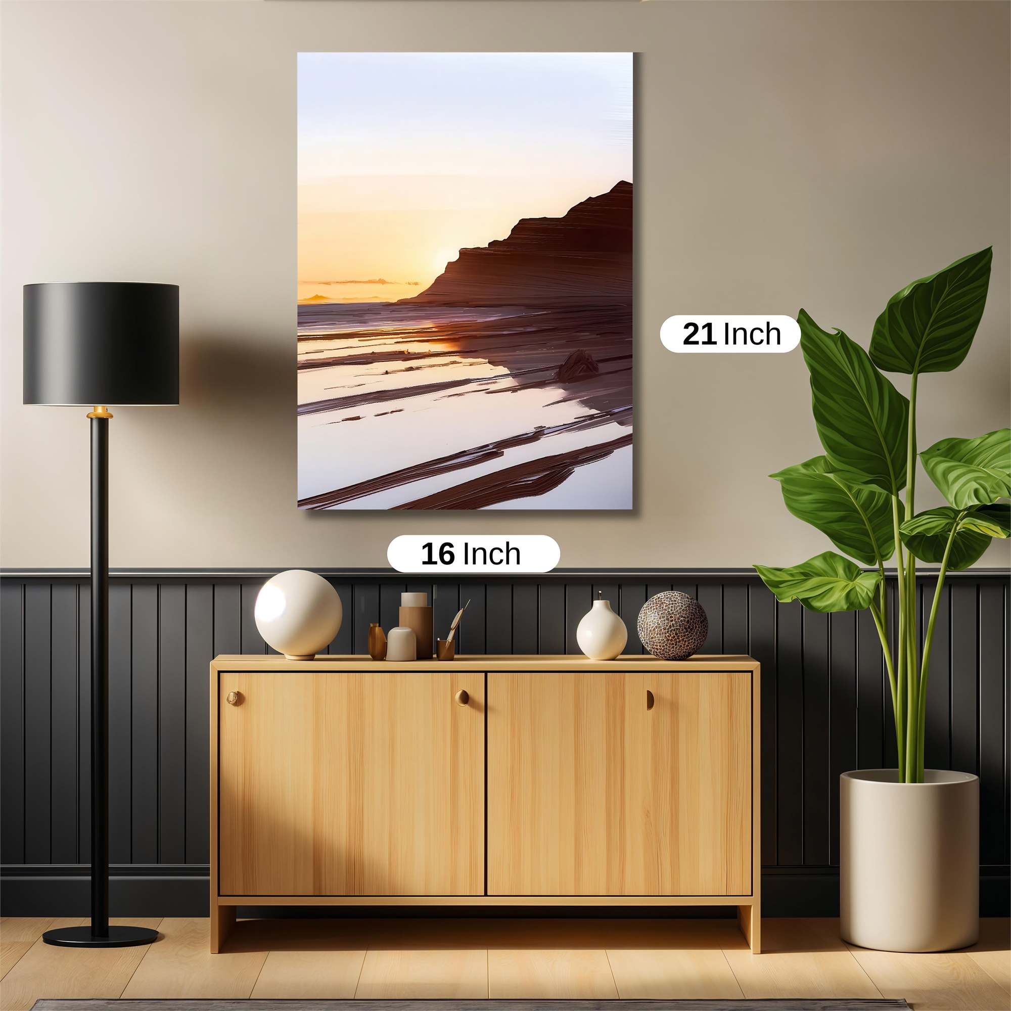 Sunset Serenity Safe Wall Magnetic / M