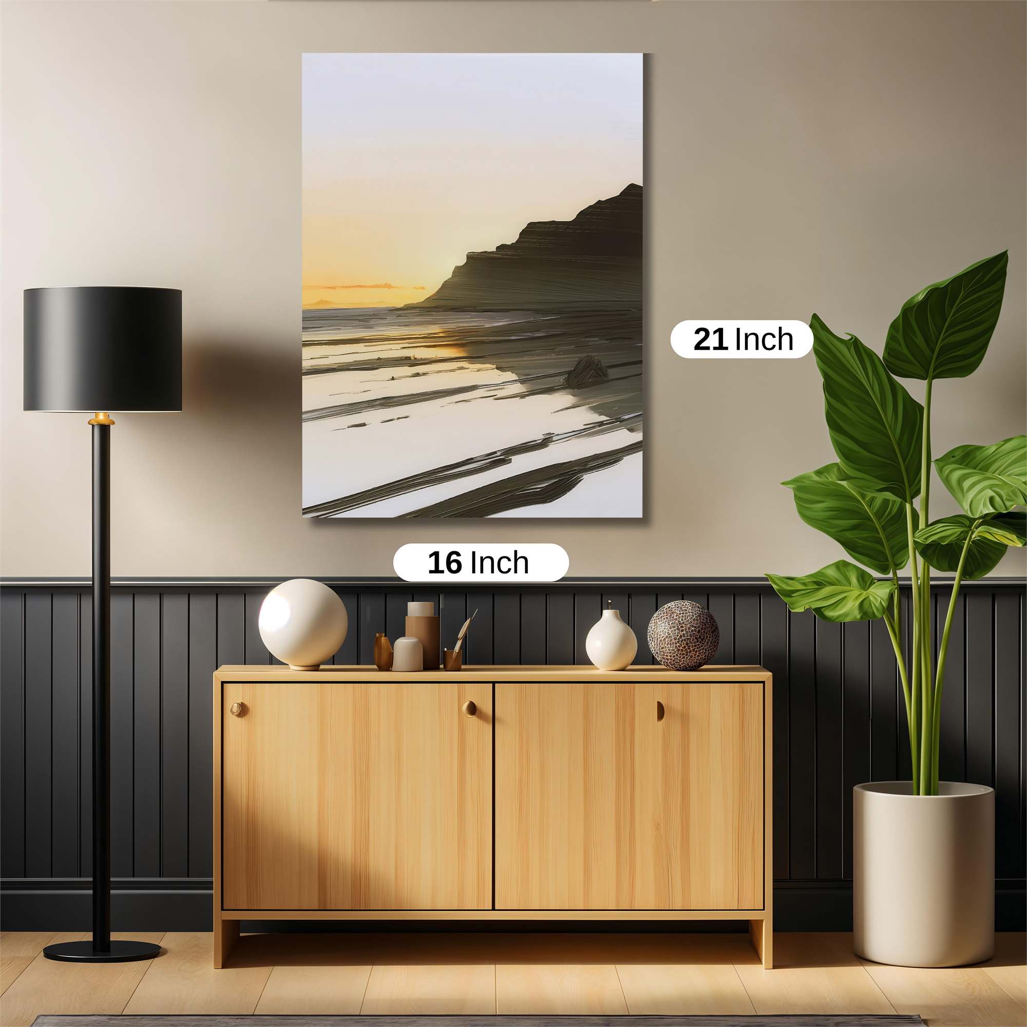 Sunset Serenity Safe Wall Magnetic / M