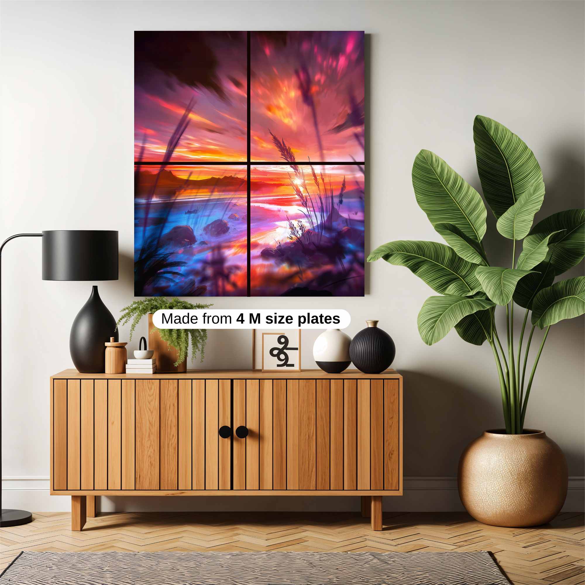 Sunset Serenity Safe Wall Magnetic / M