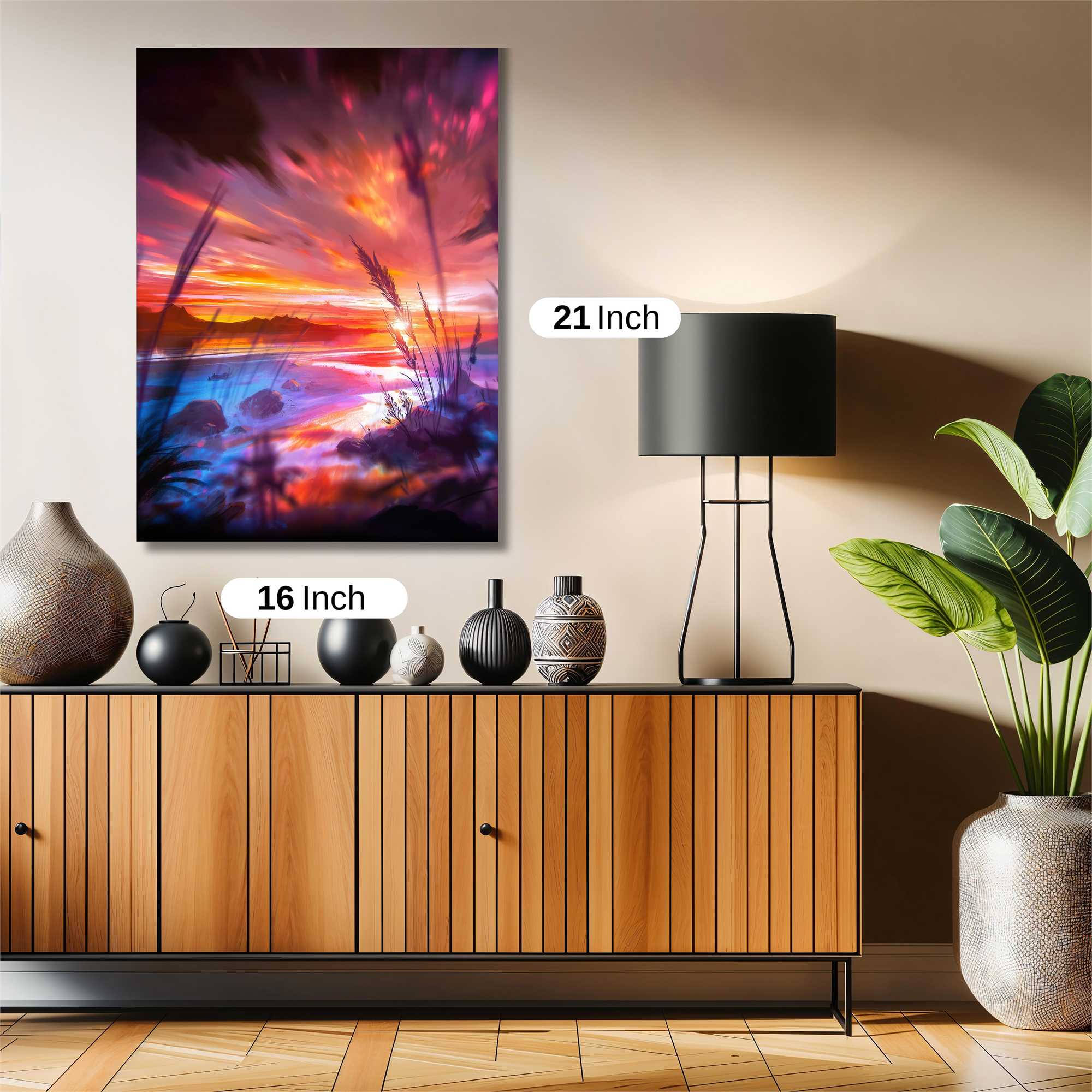 Sunset Serenity Safe Wall Magnetic / M