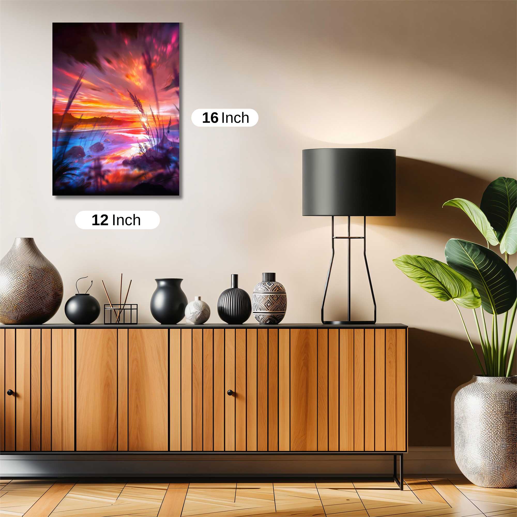 Sunset Serenity Safe Wall Magnetic / M