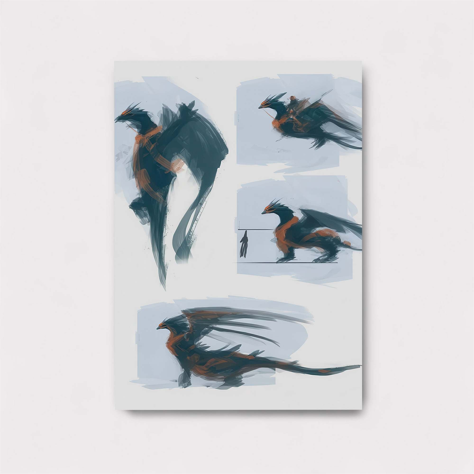 Dragon Whimsy Safe Wall Magnetic / M