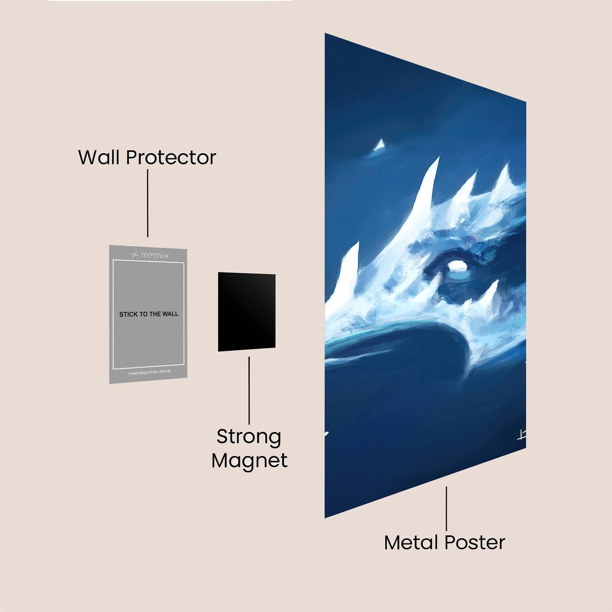 Ice Majesty Safe Wall Magnetic / M