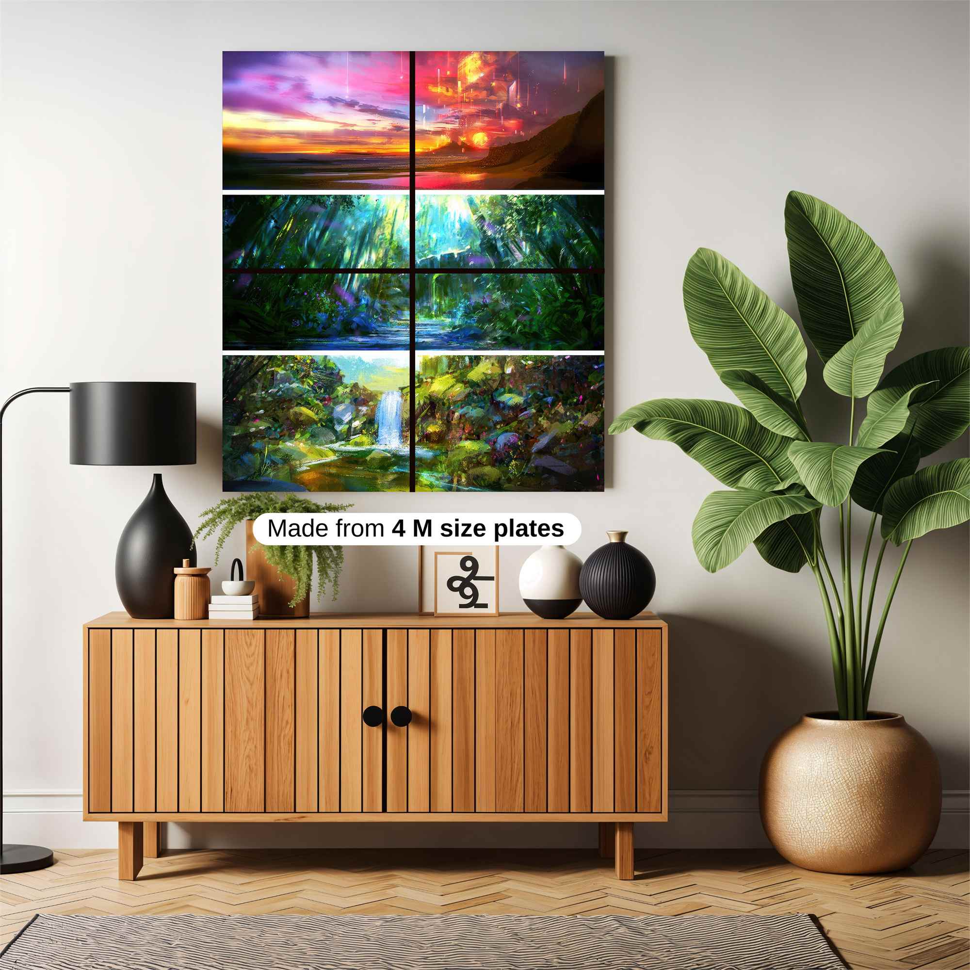 Sunset Serenity Safe Wall Magnetic / M