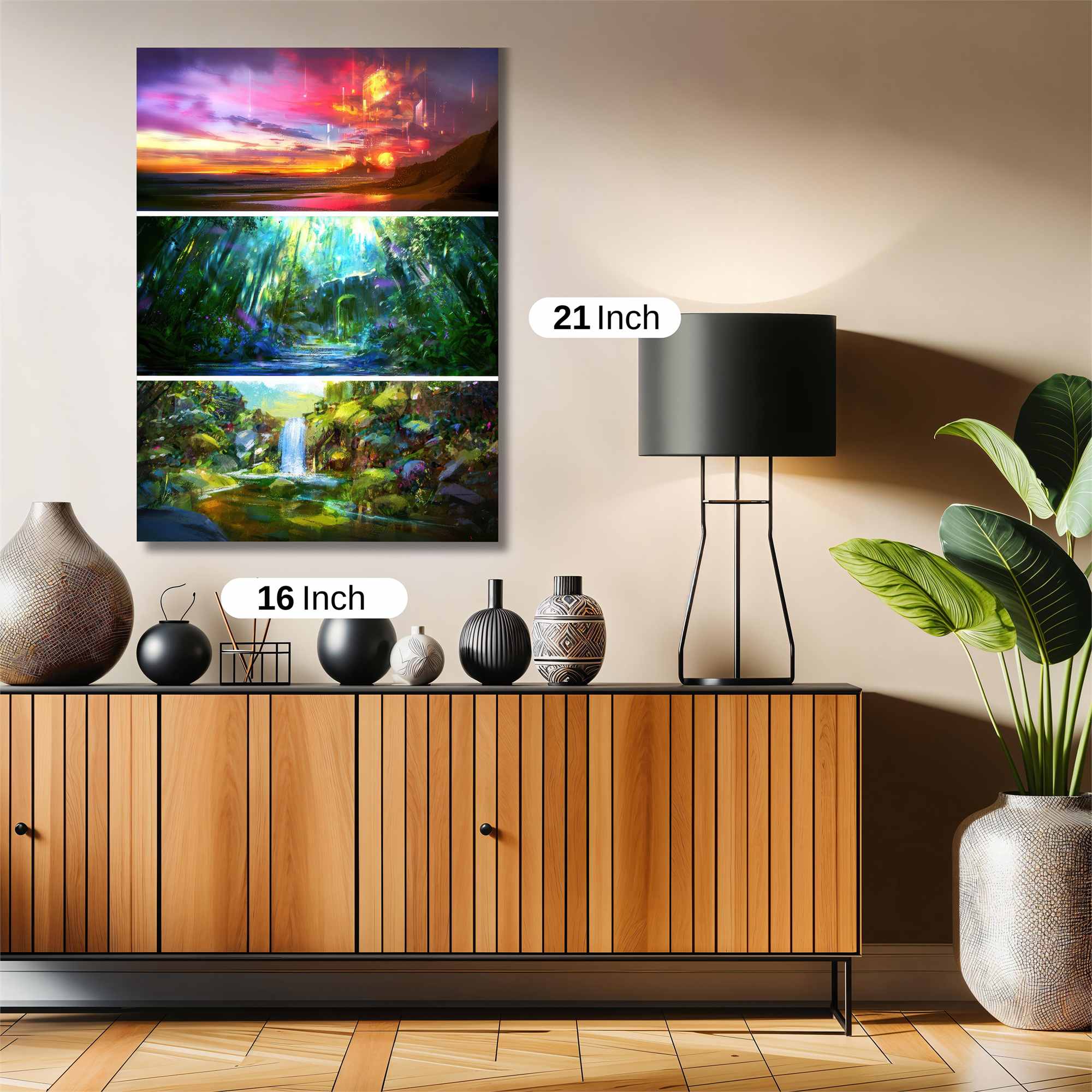 Sunset Serenity Safe Wall Magnetic / M