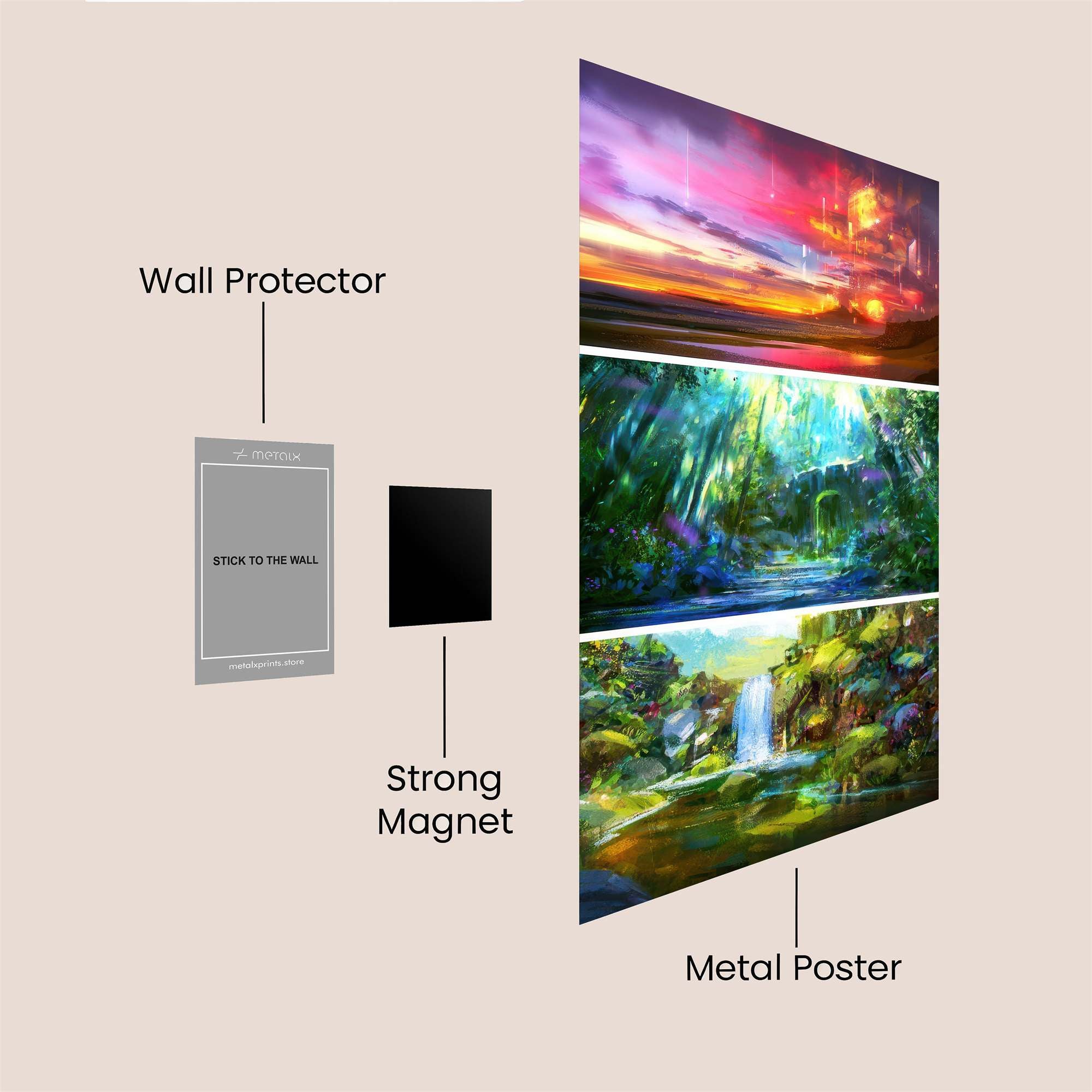 Sunset Serenity Safe Wall Magnetic / M