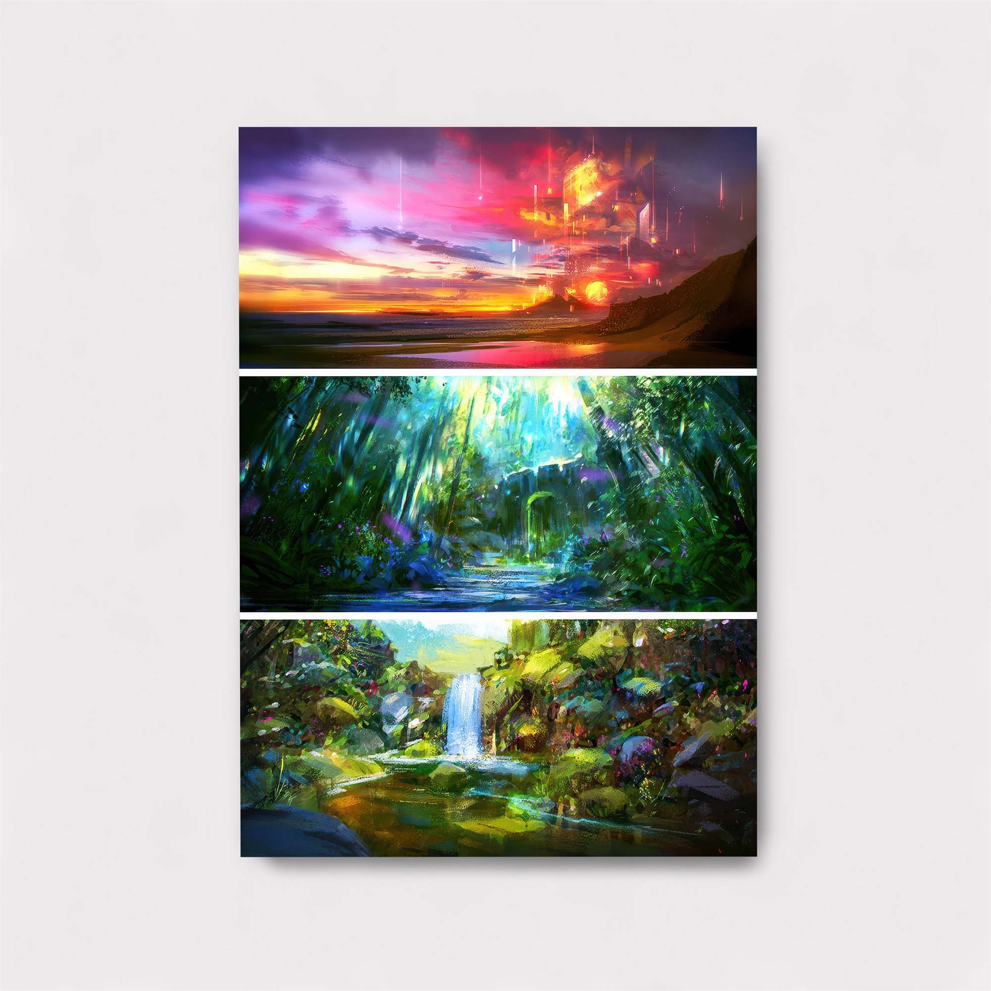 Sunset Serenity Safe Wall Magnetic / M