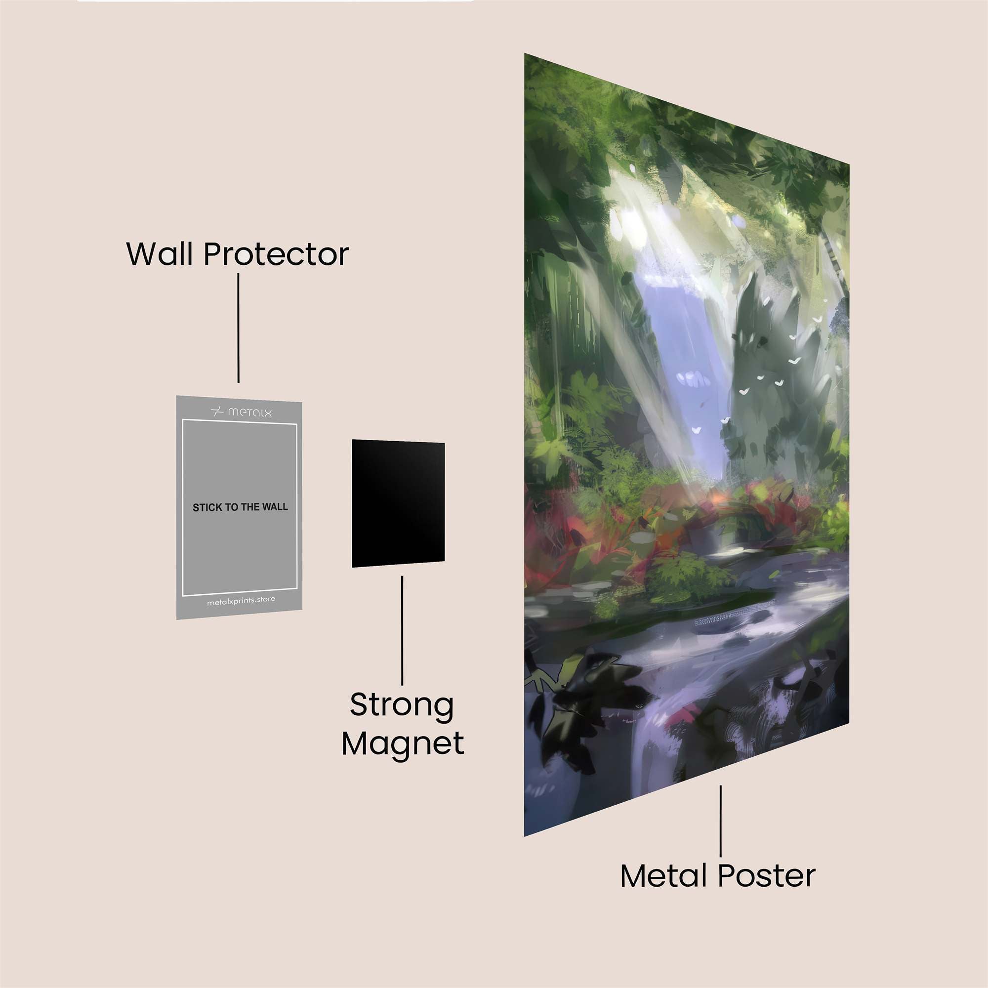 ForestWhisper Safe Wall Magnetic / M