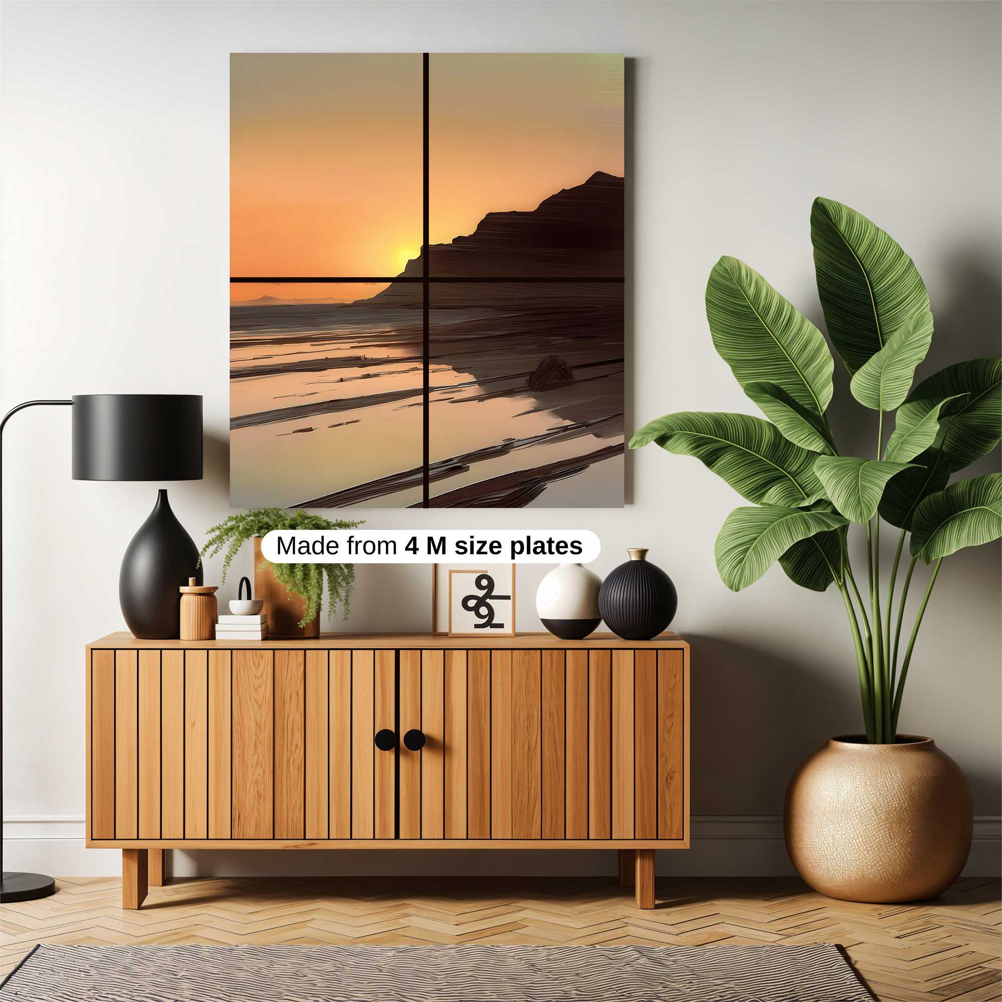 Sunset Serenity Safe Wall Magnetic / M