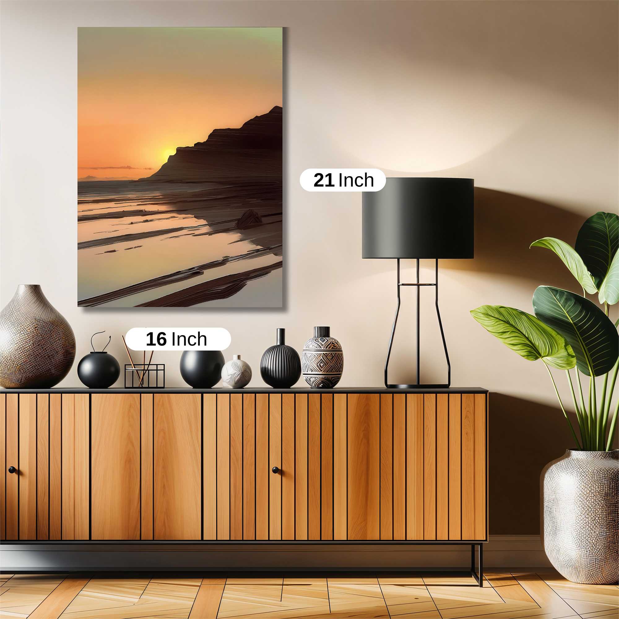 Sunset Serenity Safe Wall Magnetic / M