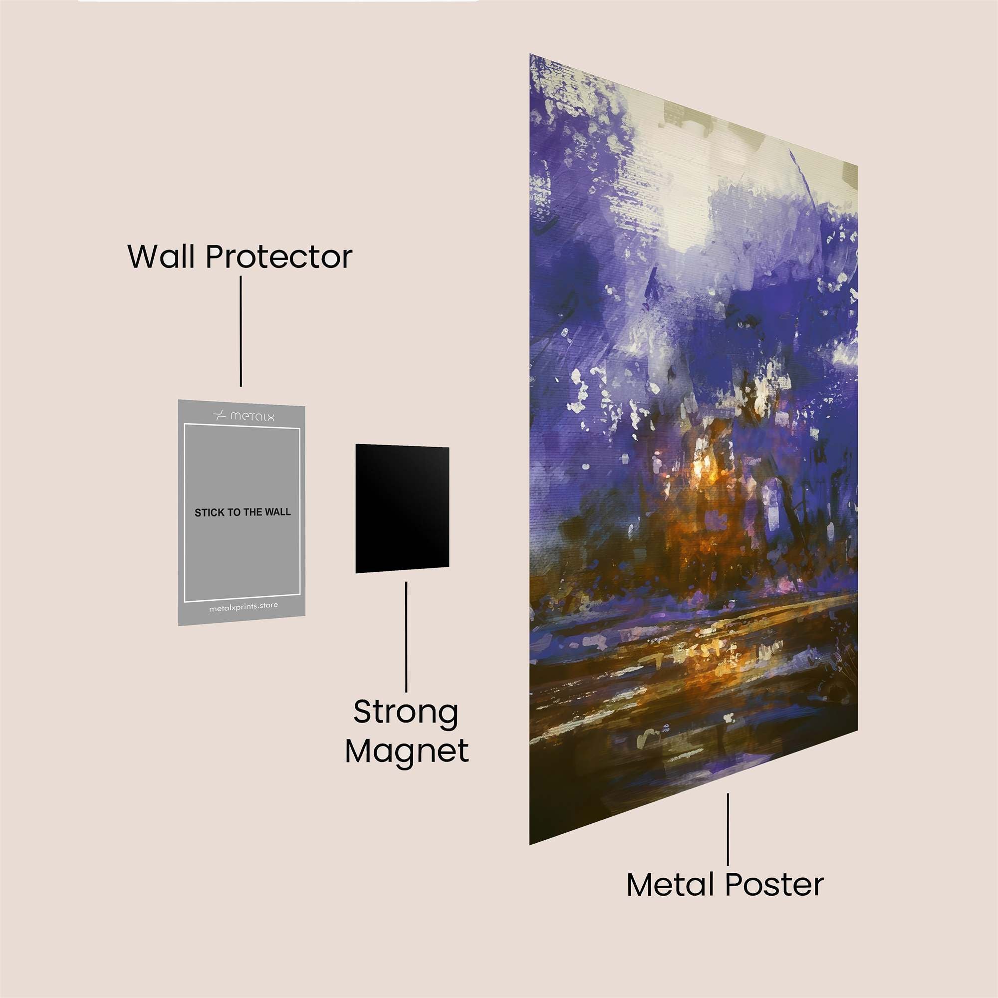 Twilight Serenity Safe Wall Magnetic / M