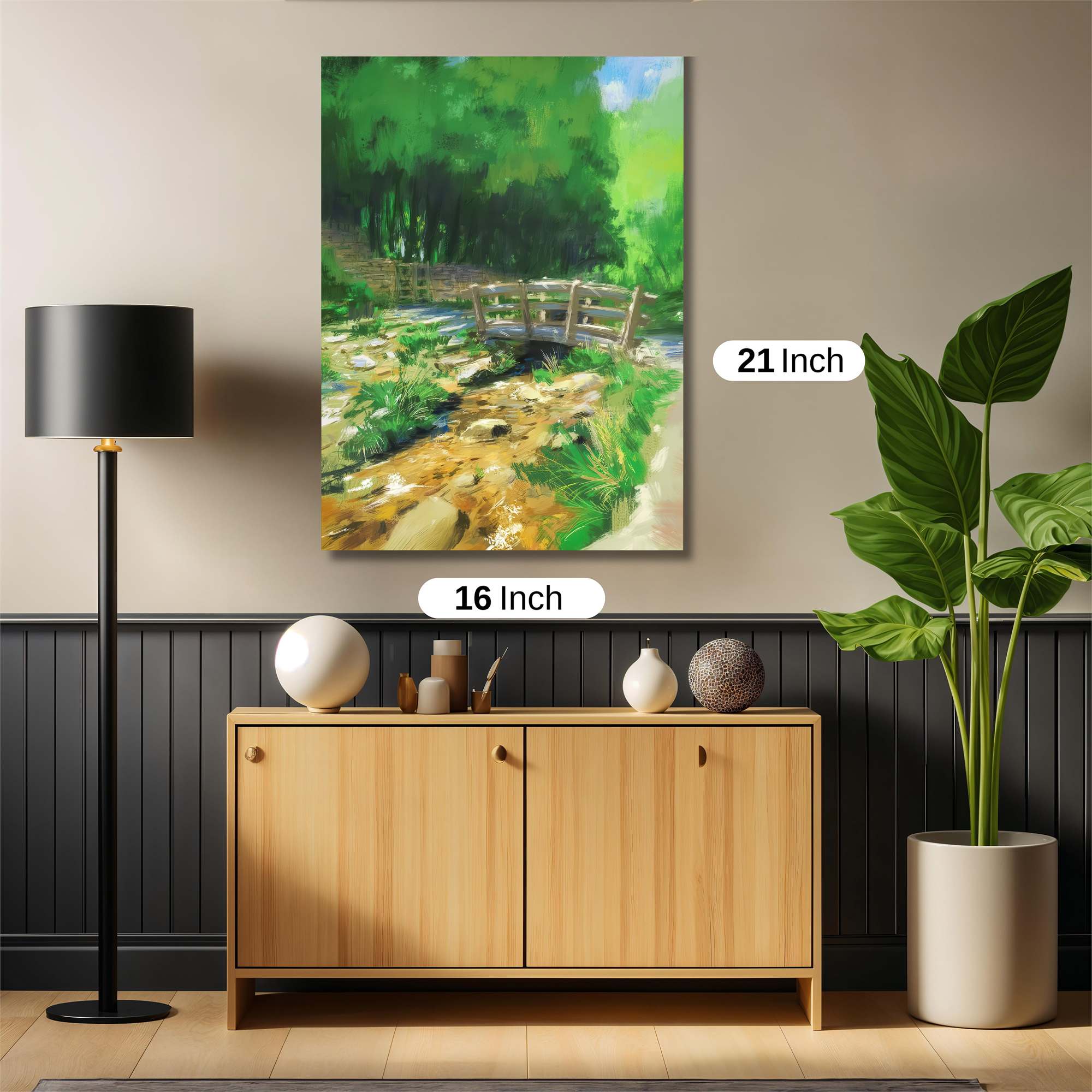 Forest Tranquility Safe Wall Magnetic / M