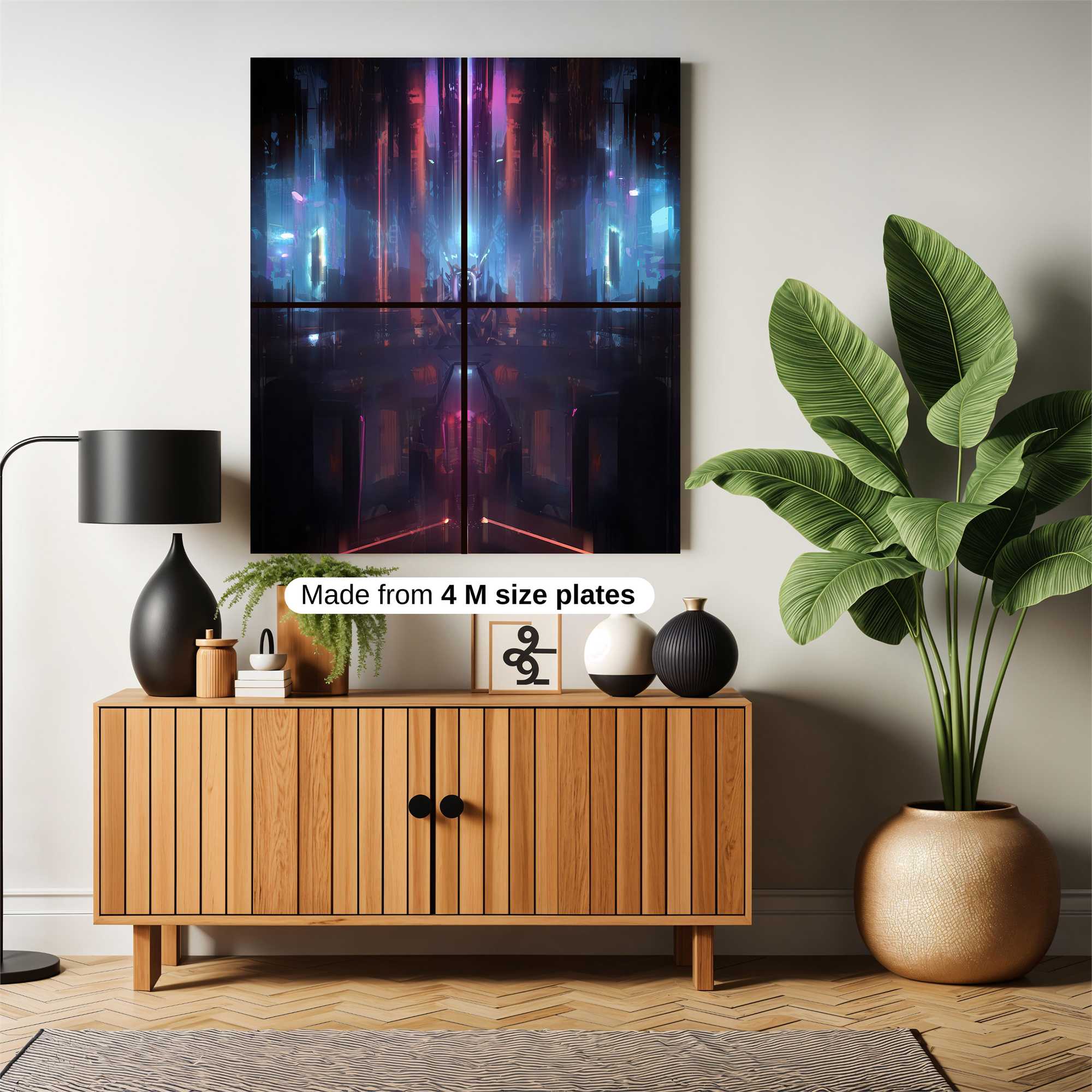 Neon Cathedral Safe Wall Magnetic / M