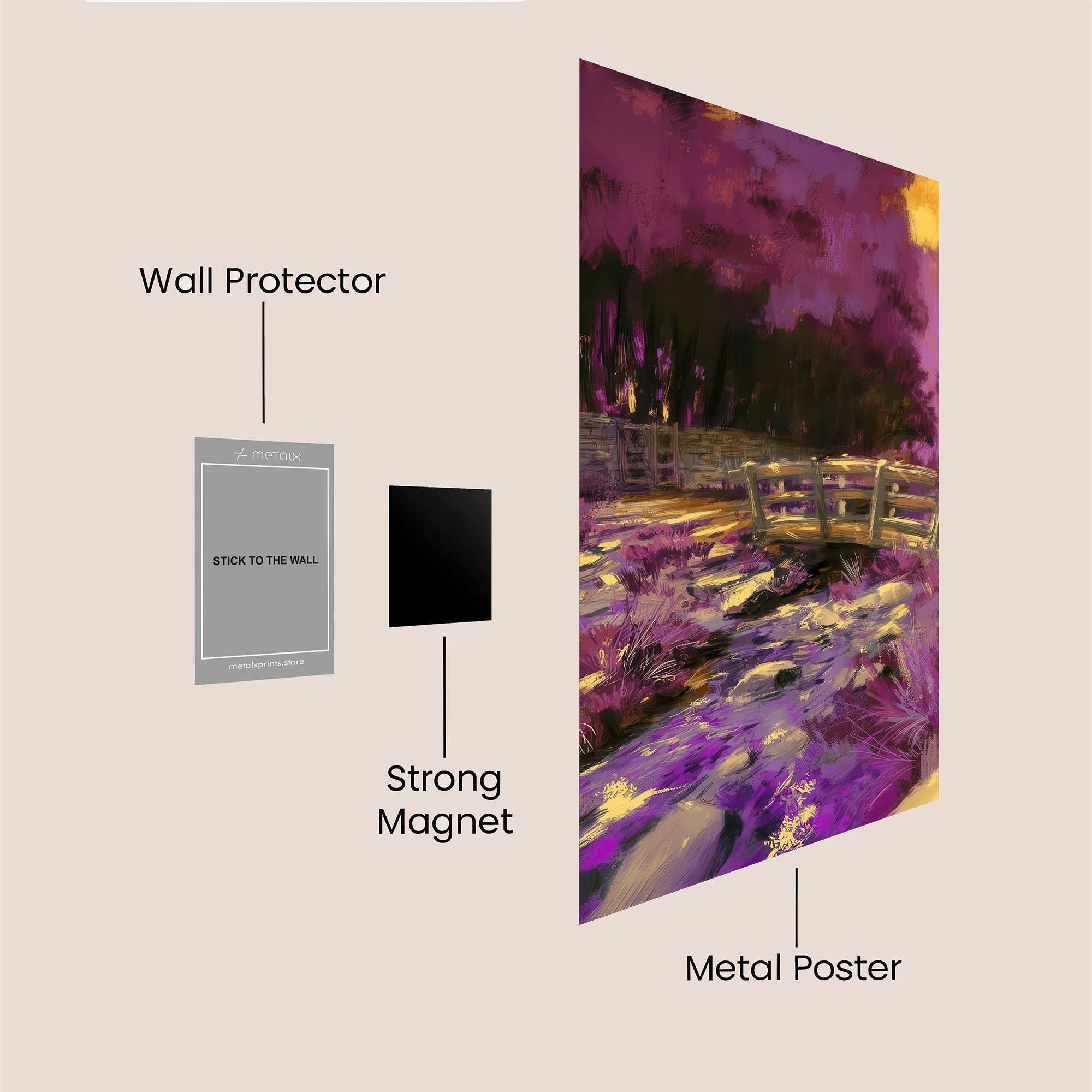 Twilight Tranquility Safe Wall Magnetic / M