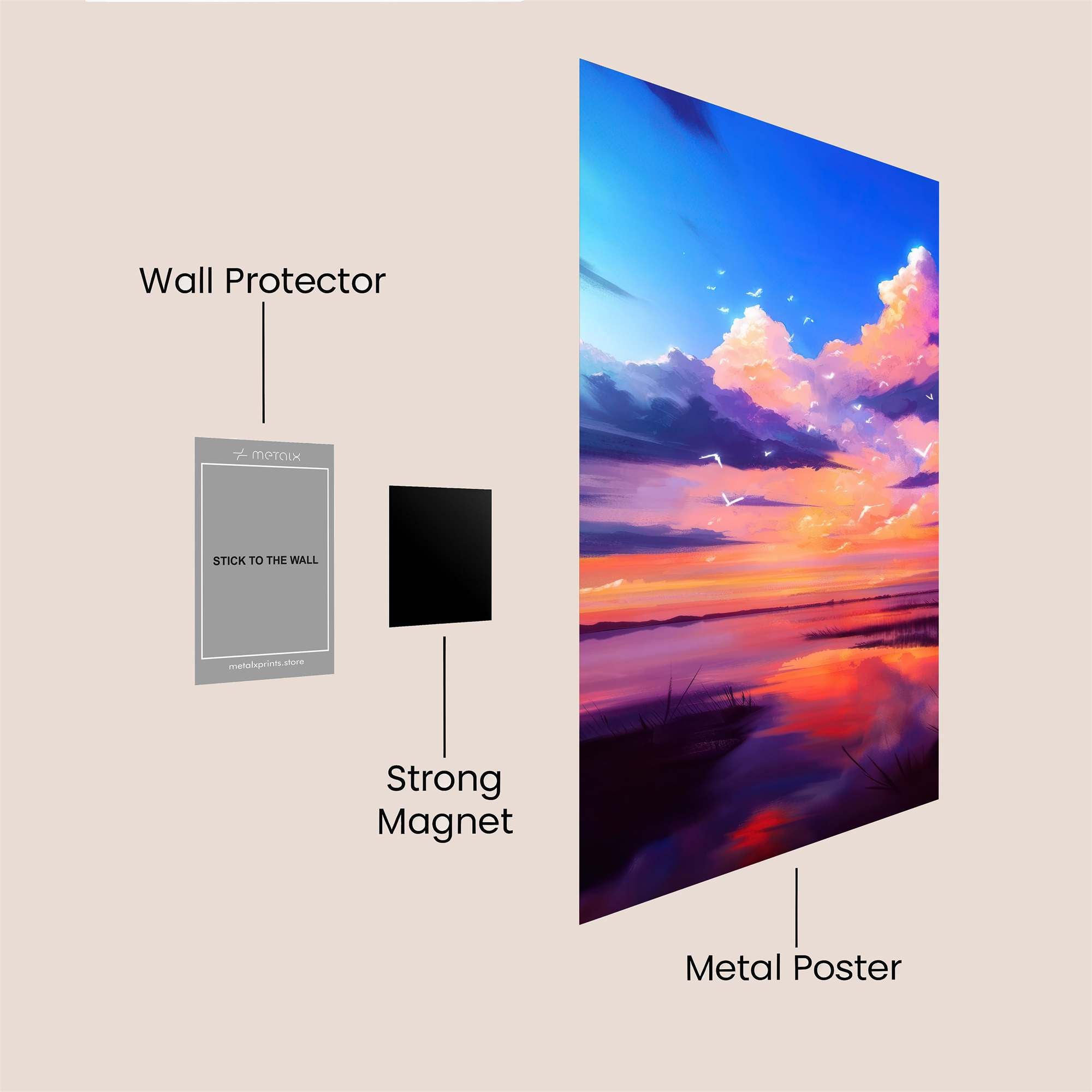 Sky Serenade Safe Wall Magnetic / M