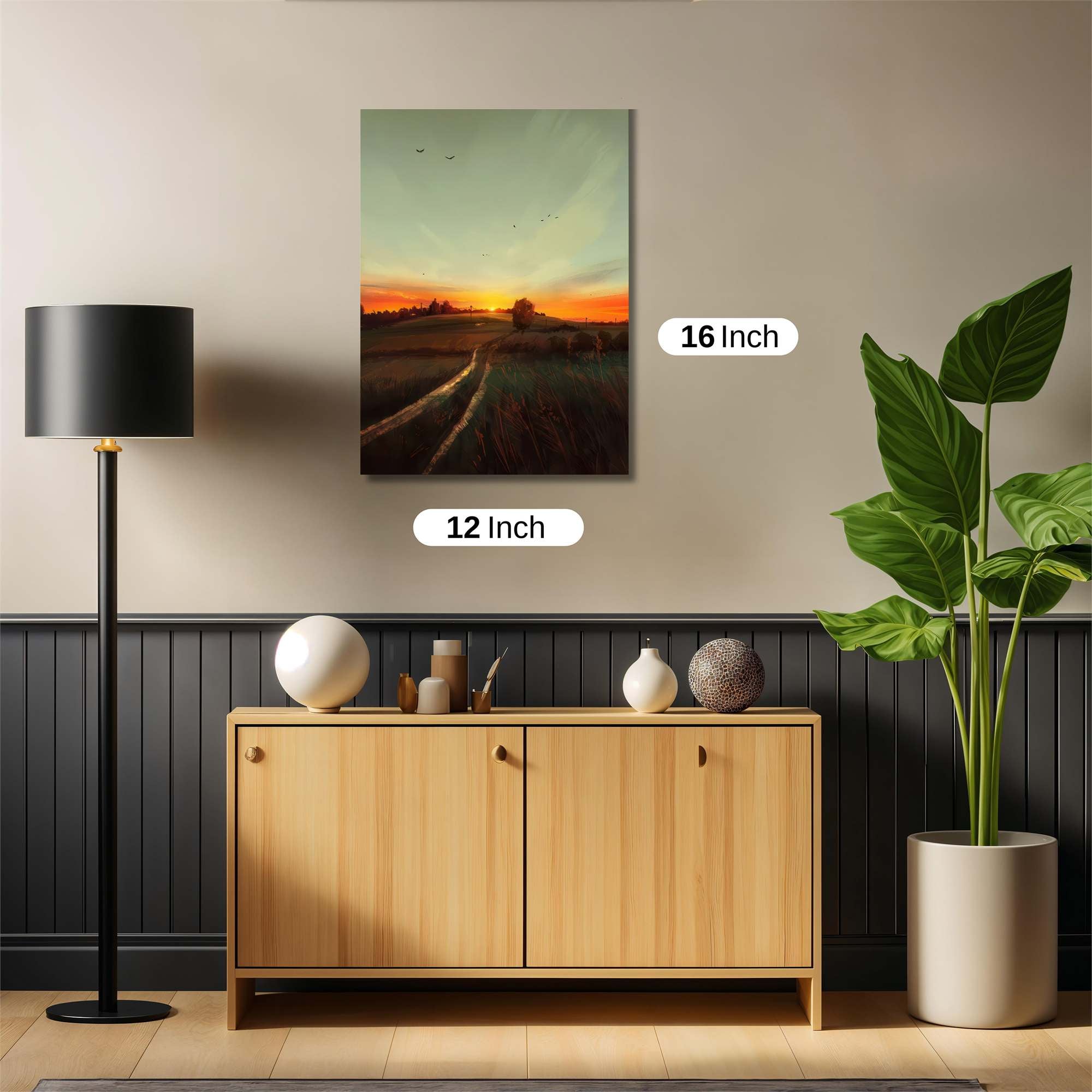 Sunset Serenity Safe Wall Magnetic / M