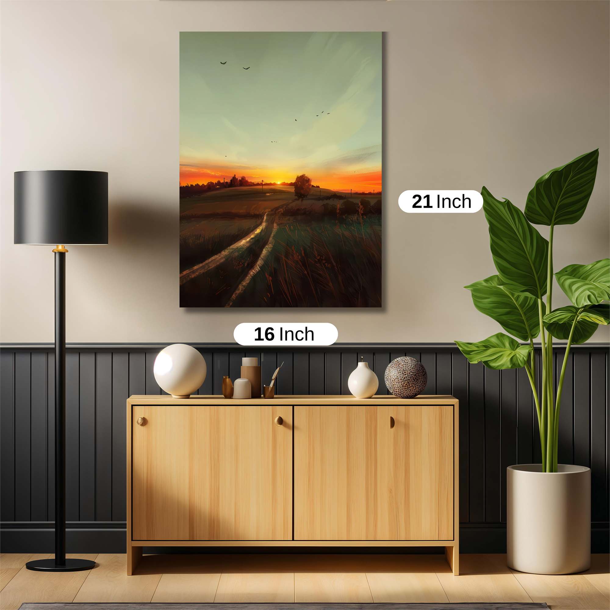 Sunset Serenity Safe Wall Magnetic / M