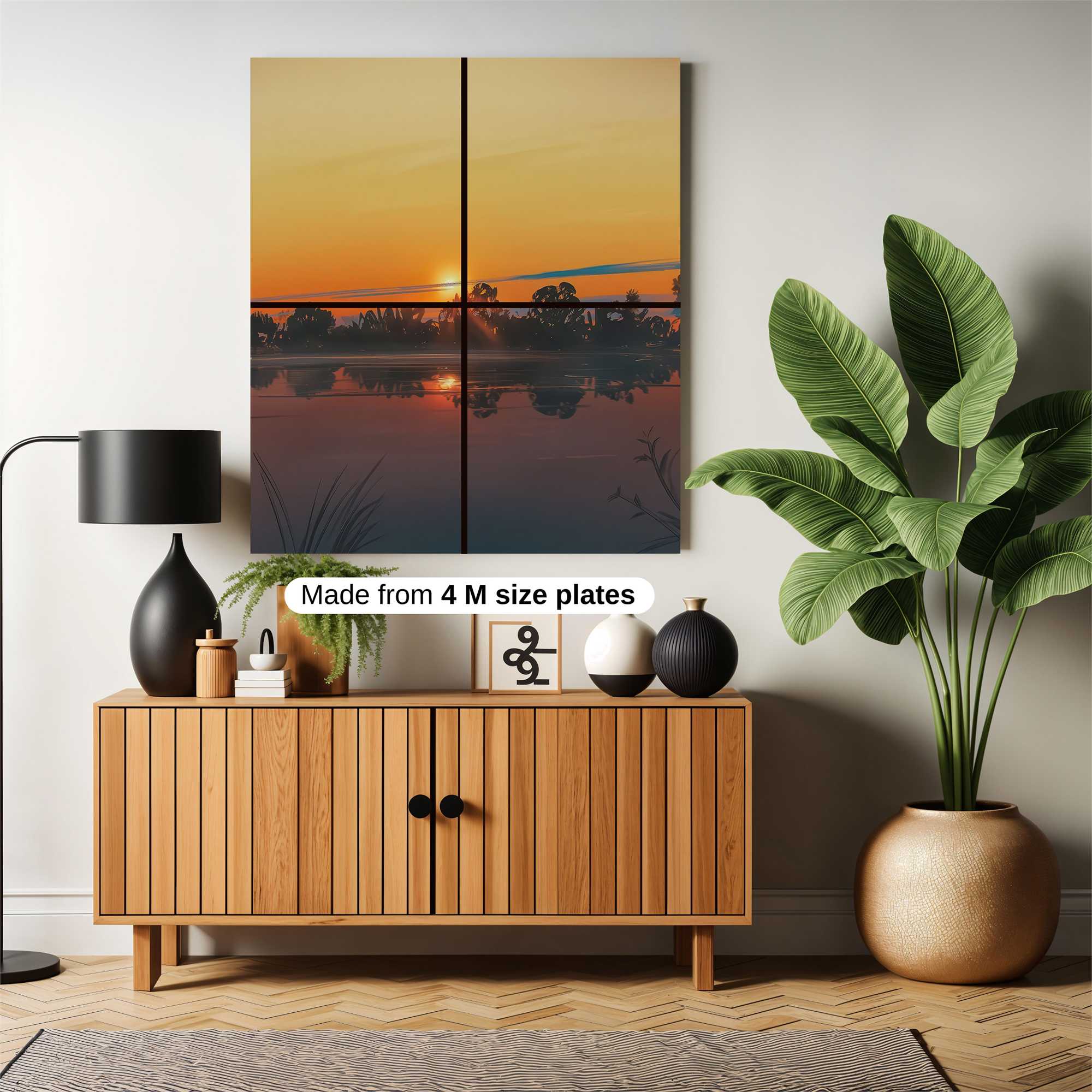 Sunset Serenity Safe Wall Magnetic / M