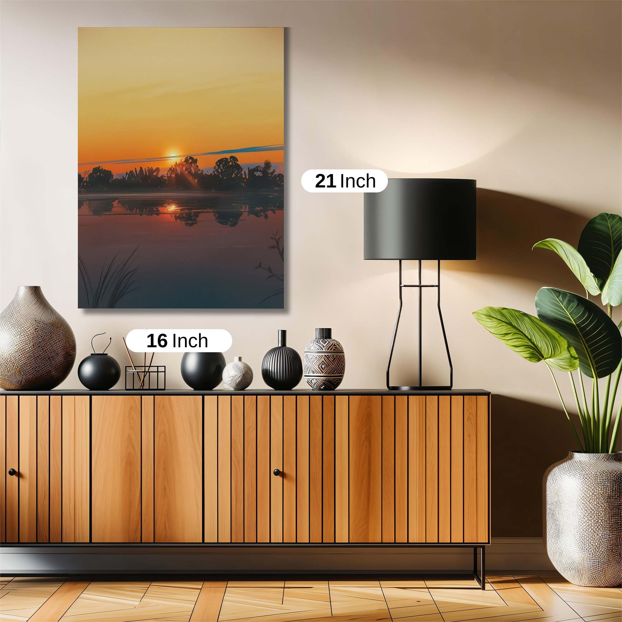 Sunset Serenity Safe Wall Magnetic / M