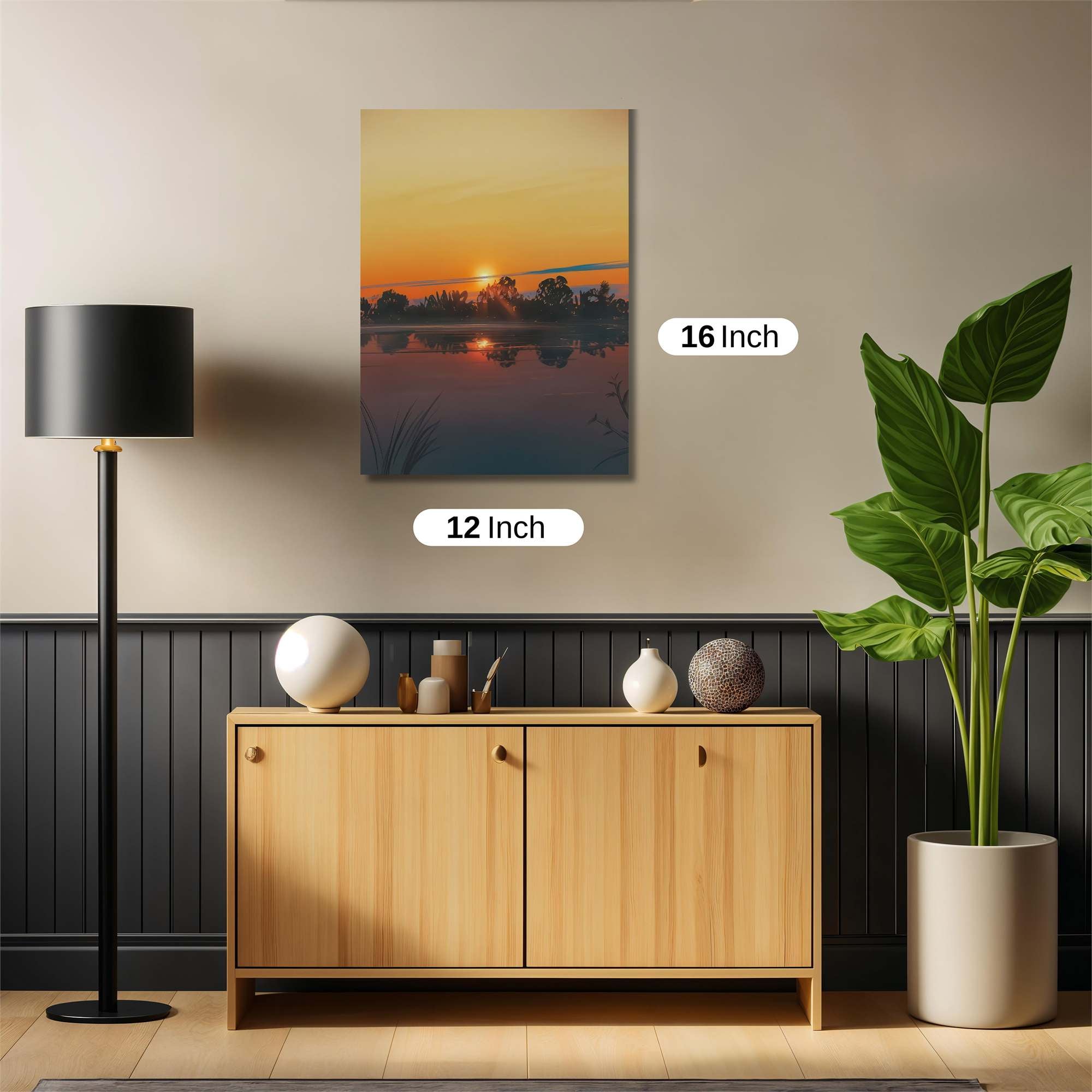 Sunset Serenity Safe Wall Magnetic / M