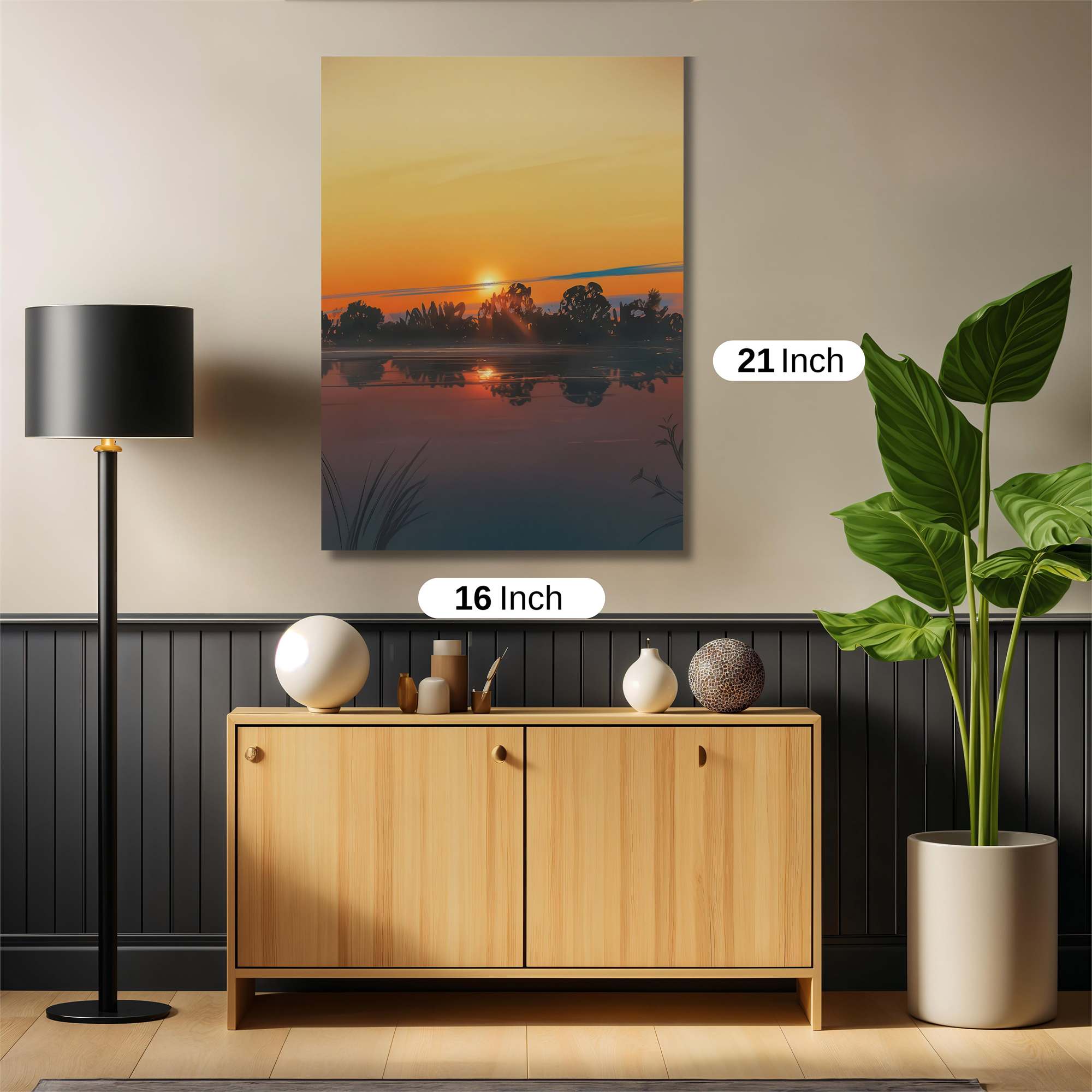 Sunset Serenity Safe Wall Magnetic / M