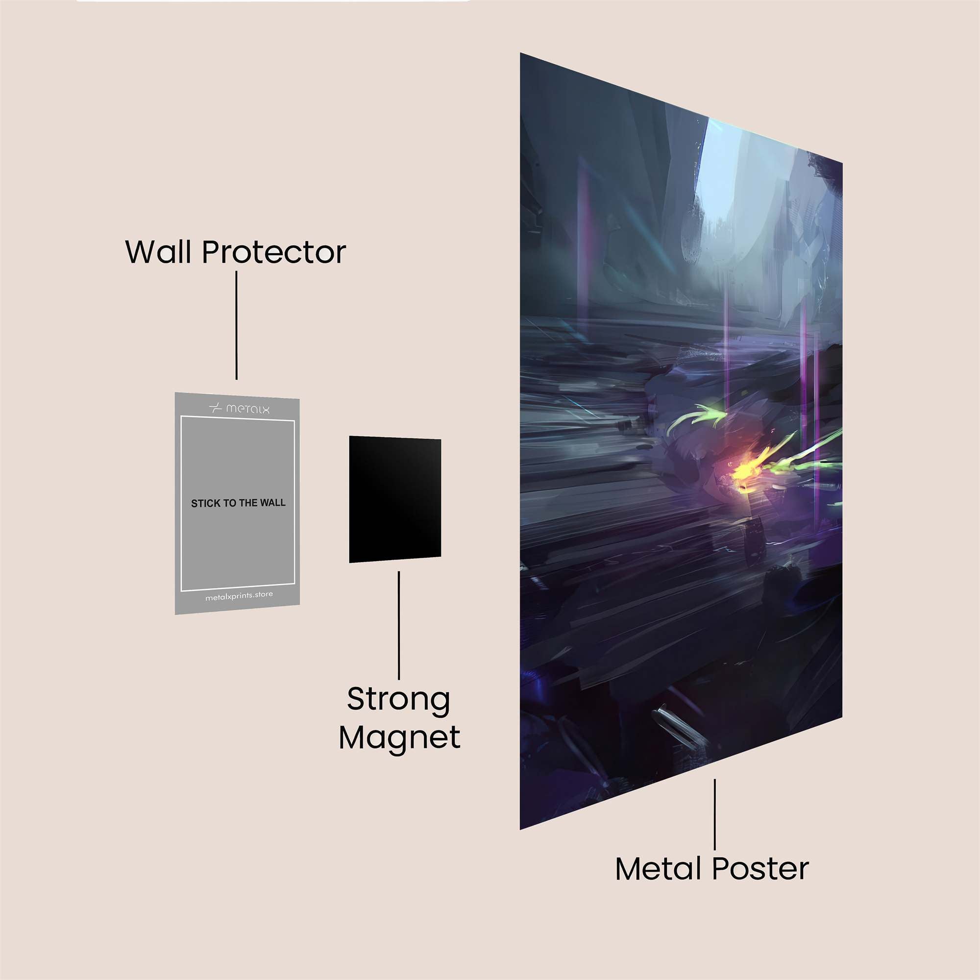 Portal Enigma Safe Wall Magnetic / M