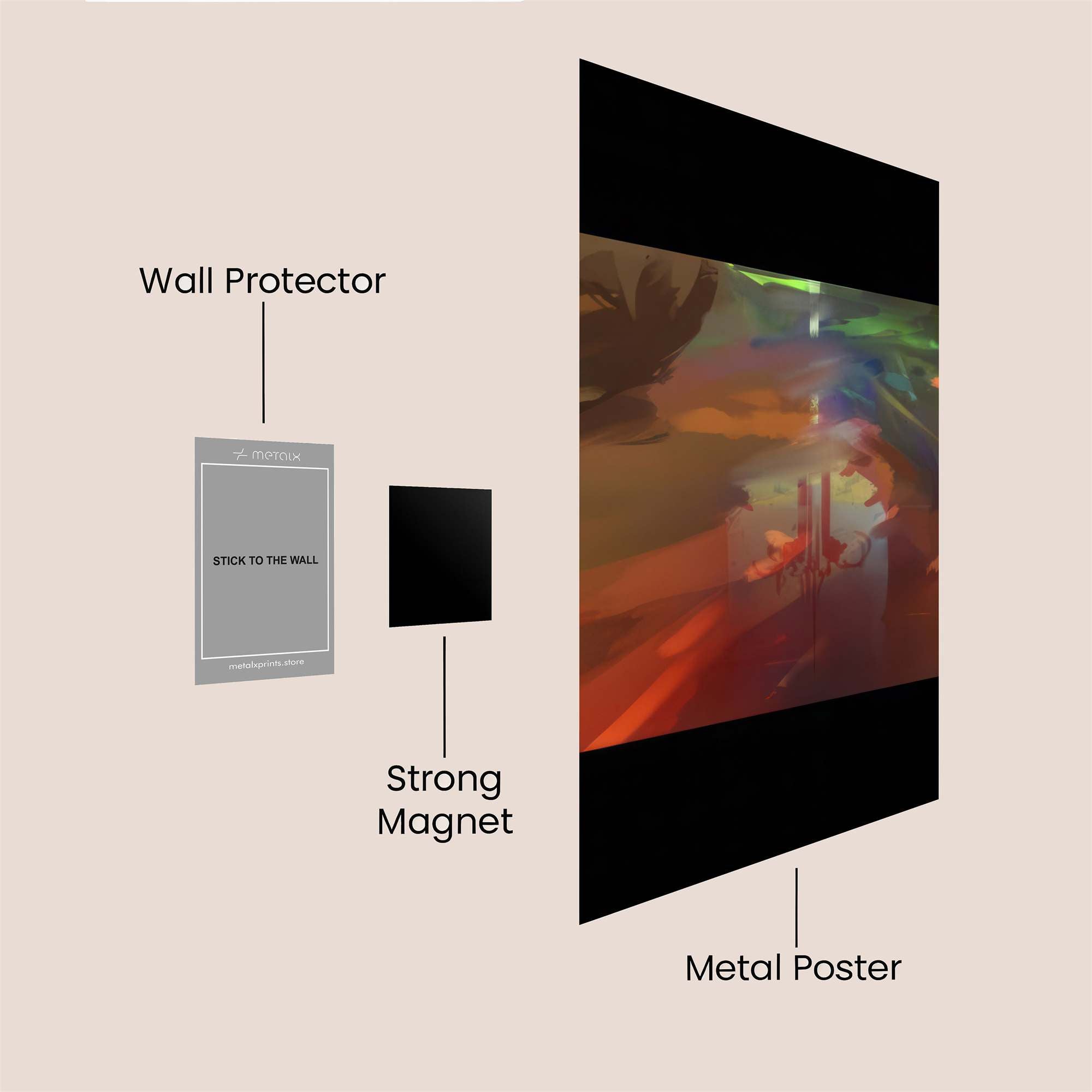 Mountain Serenity Safe Wall Magnetic / M