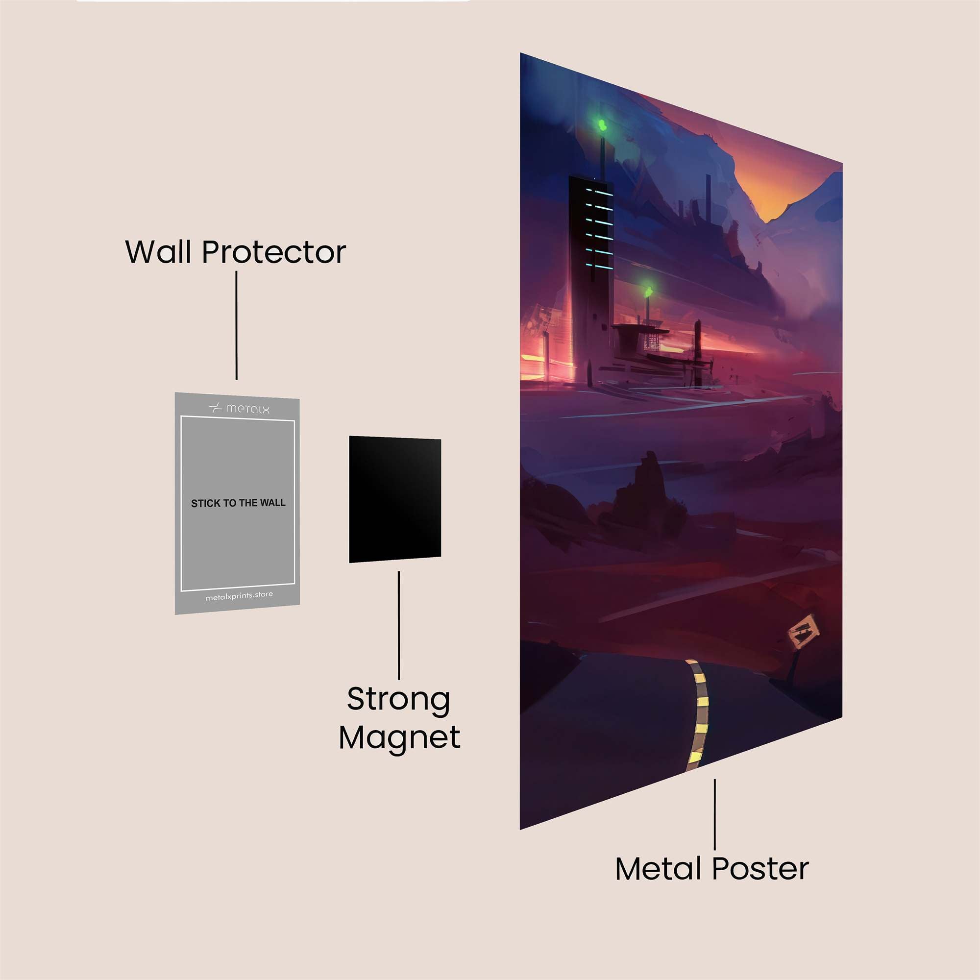 Outpost Serenity Safe Wall Magnetic / M