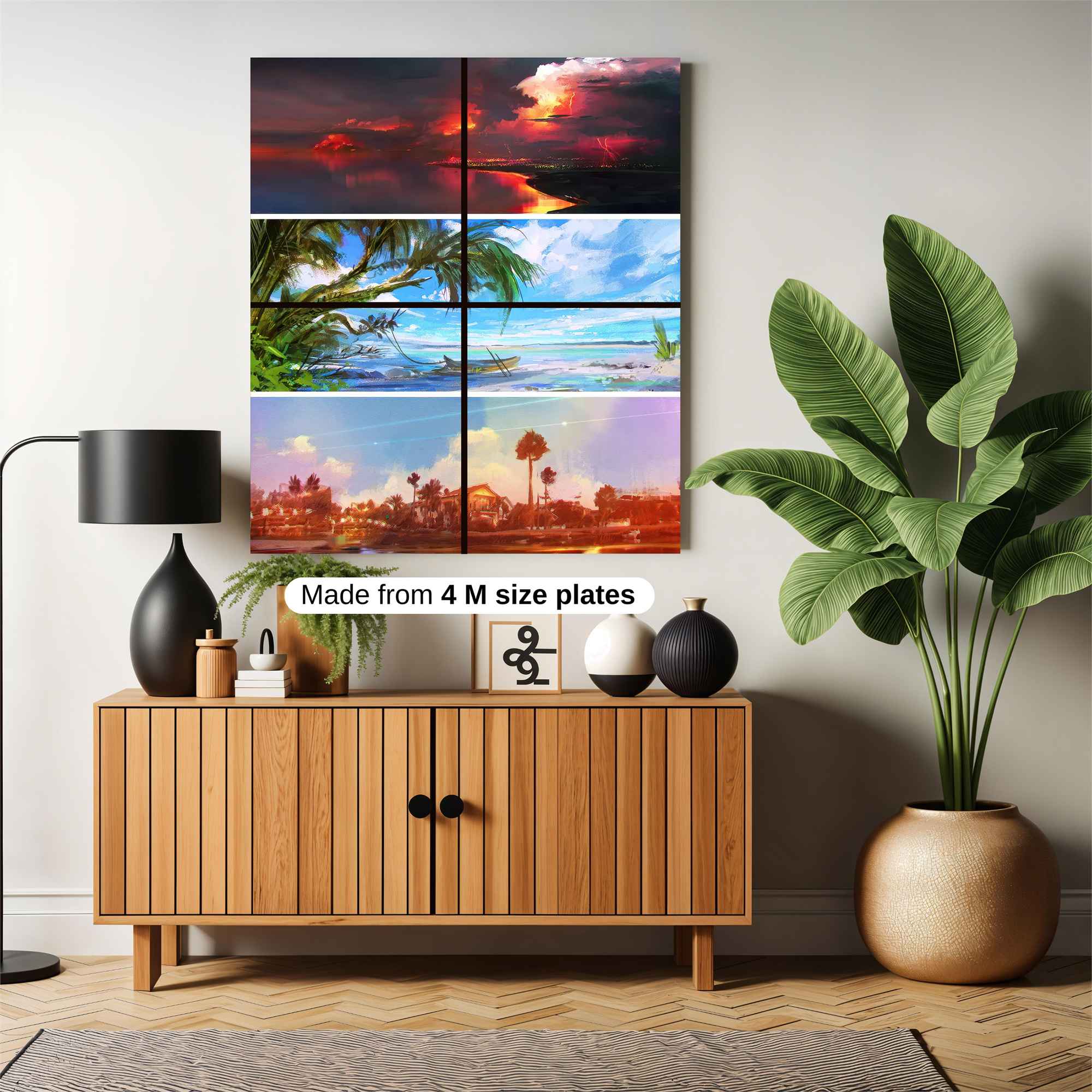 Sunset Serenity Safe Wall Magnetic / M