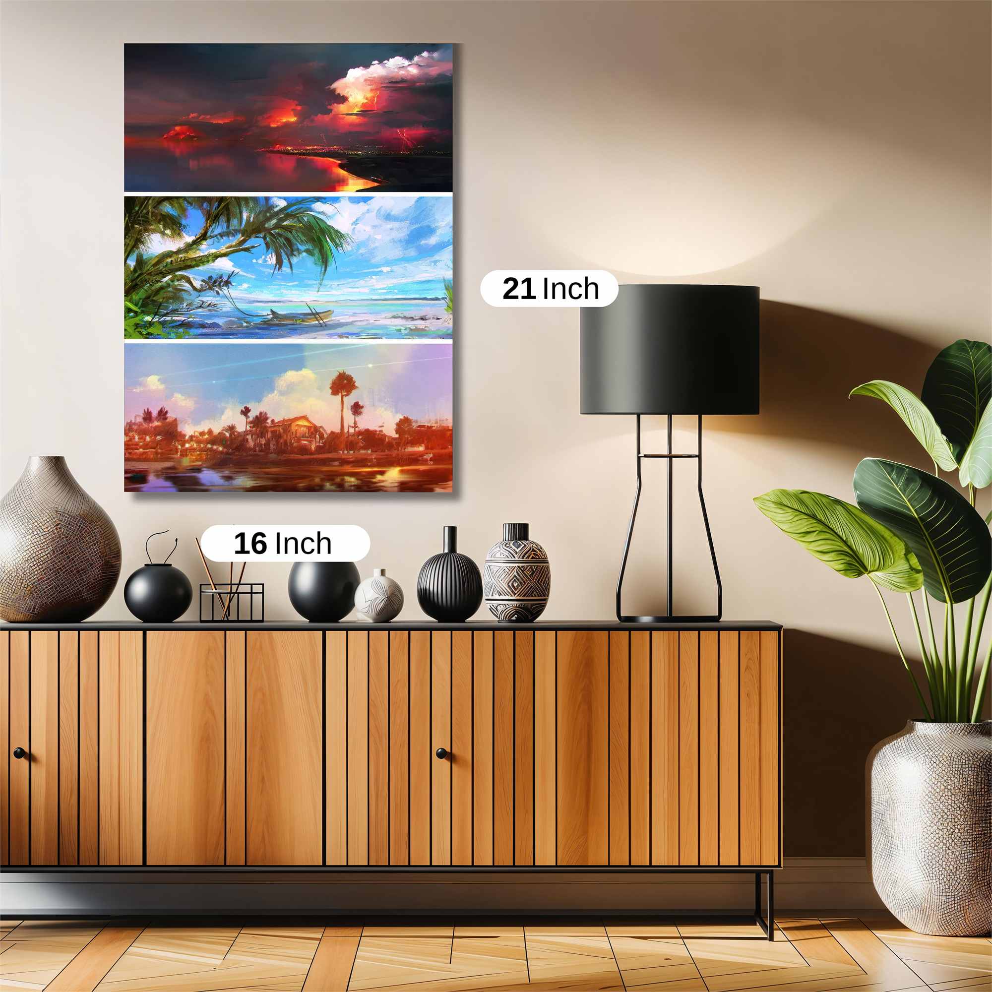 Sunset Serenity Safe Wall Magnetic / M