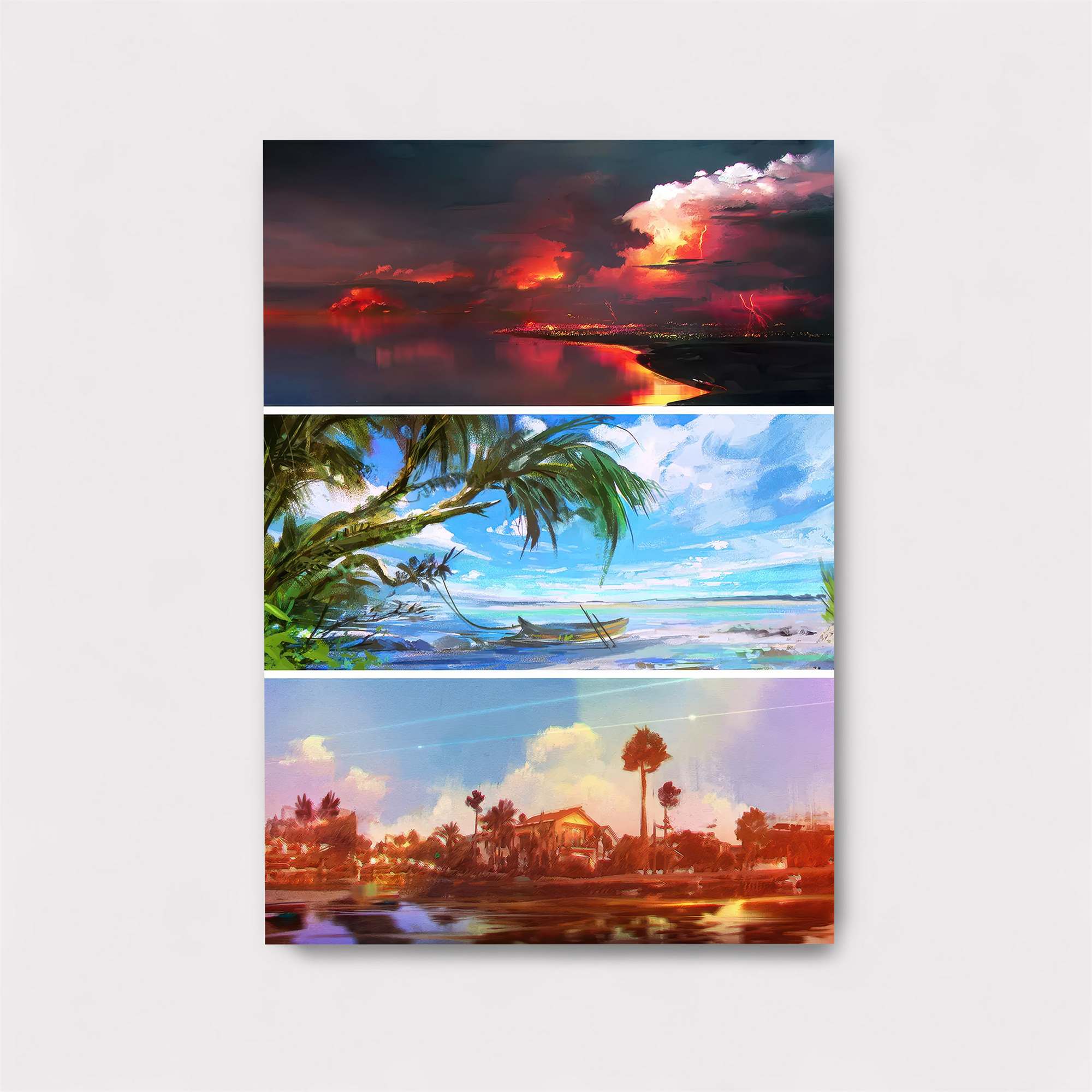 Sunset Serenity Safe Wall Magnetic / M
