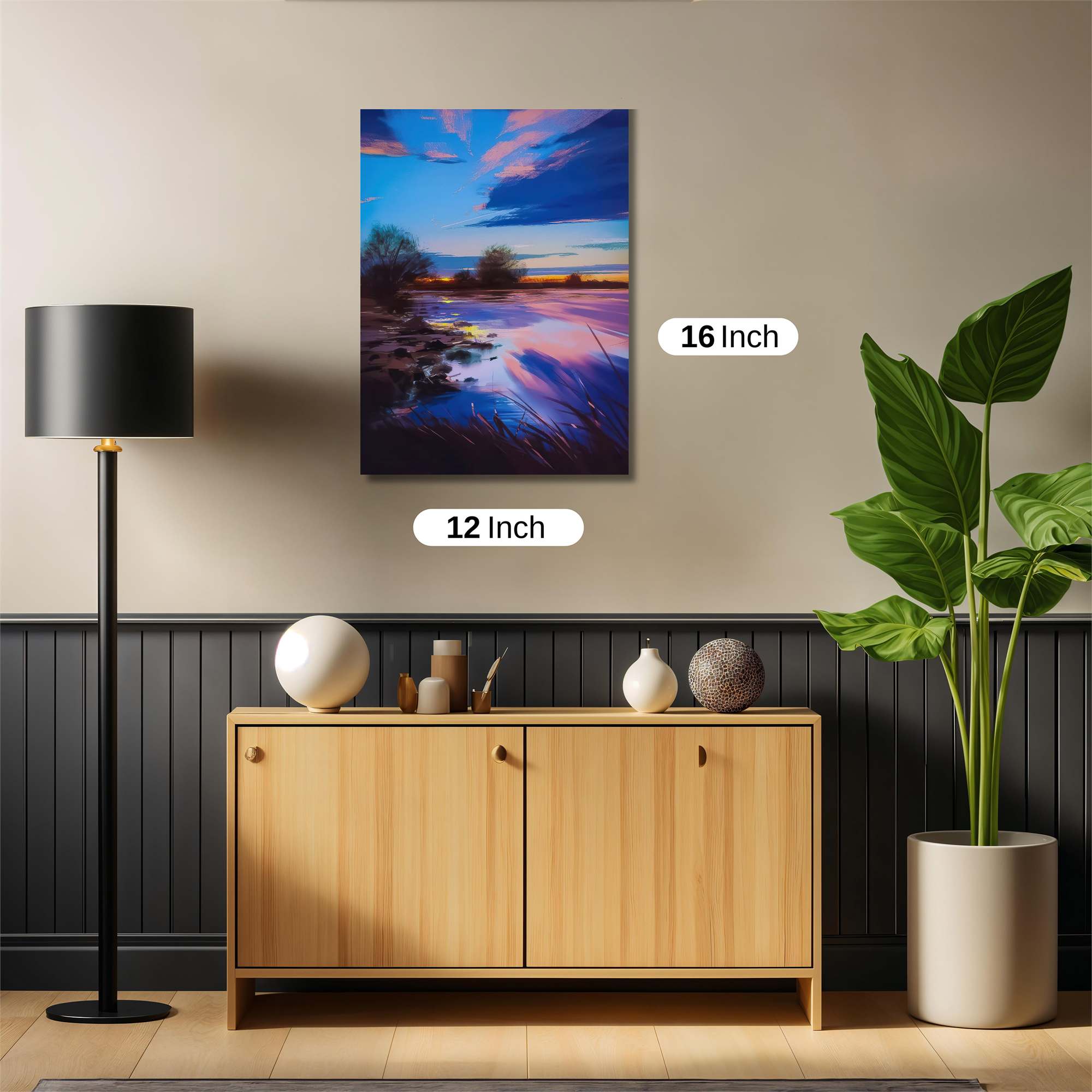 Sunset Serenity Safe Wall Magnetic / M