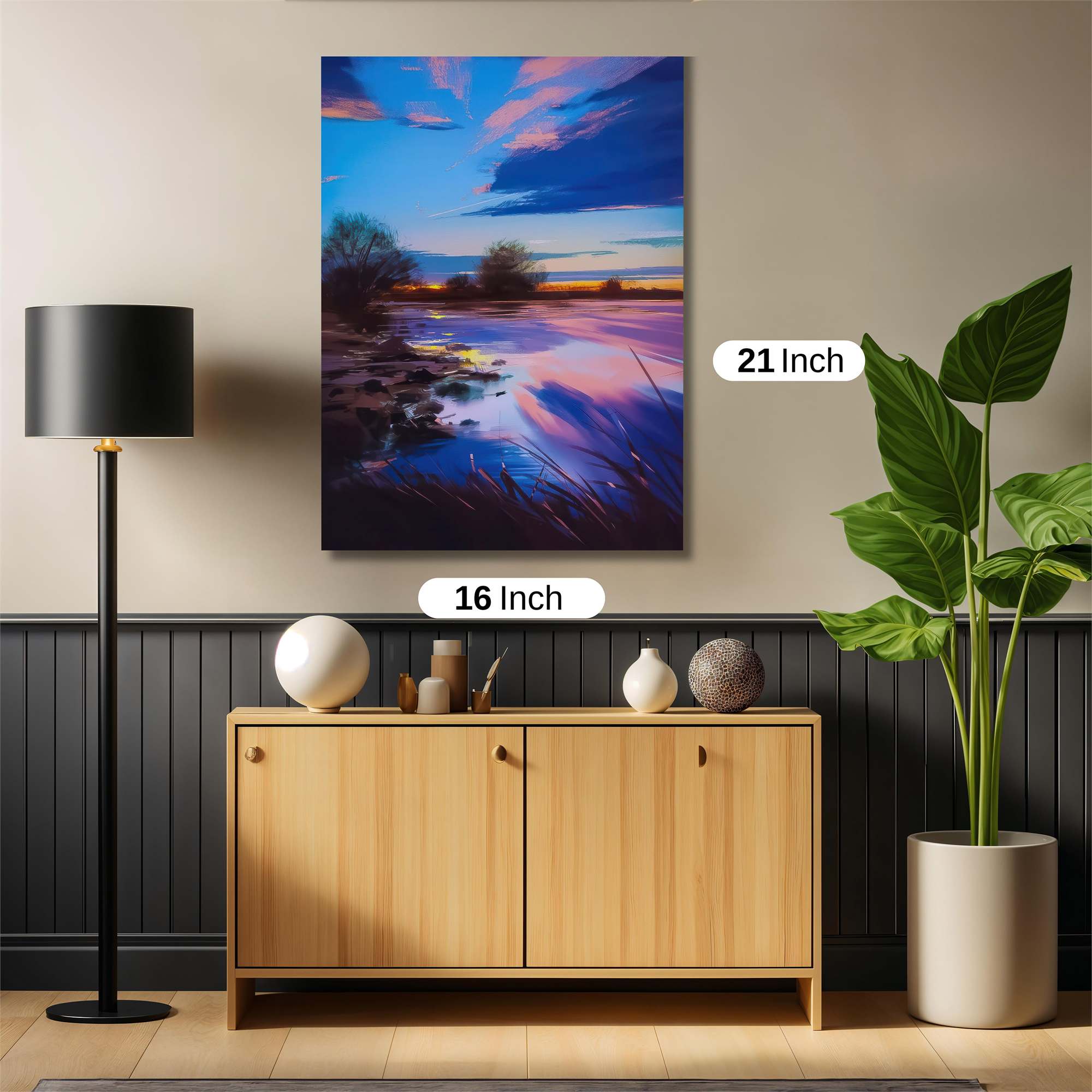 Sunset Serenity Safe Wall Magnetic / M