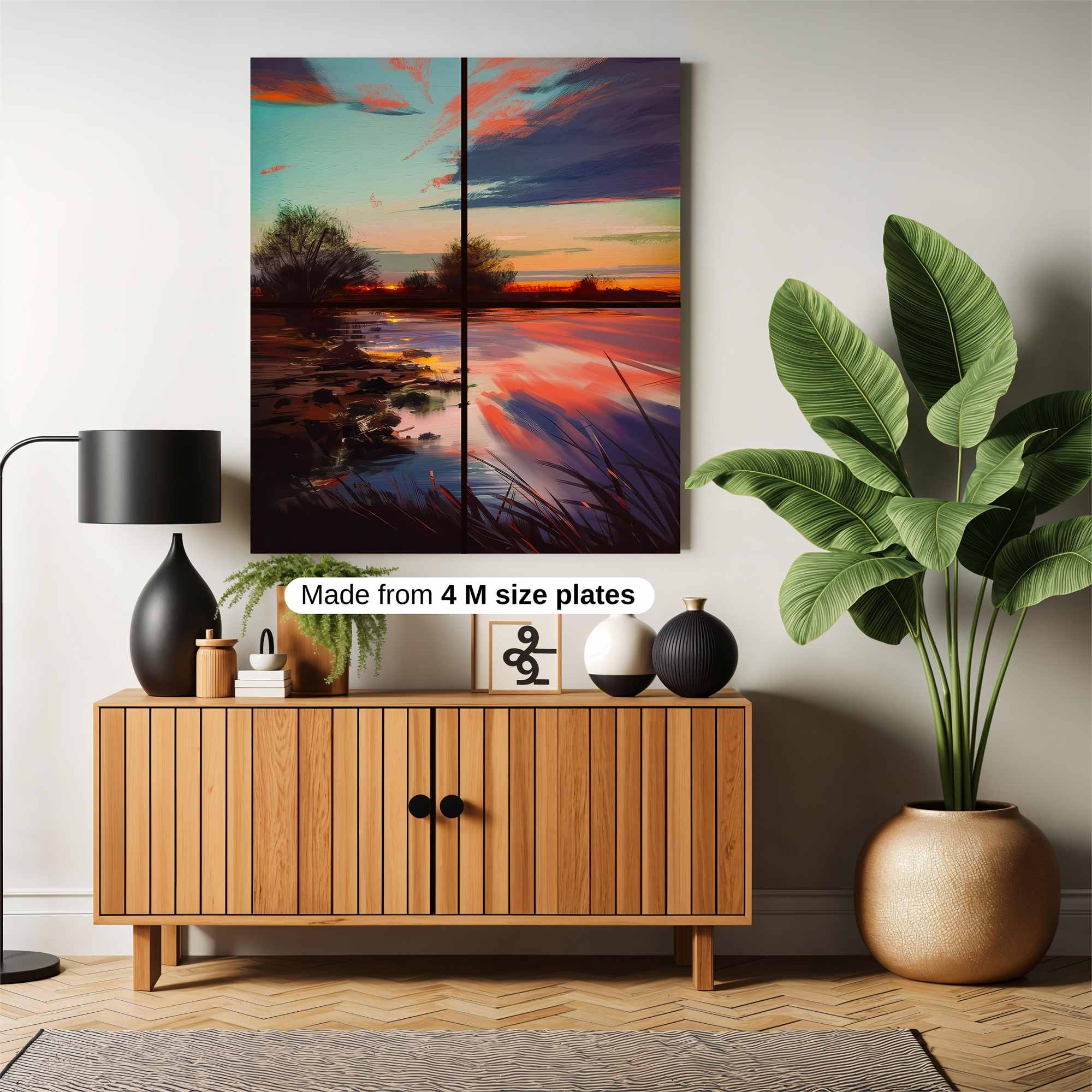 Sunset Serenity Safe Wall Magnetic / M