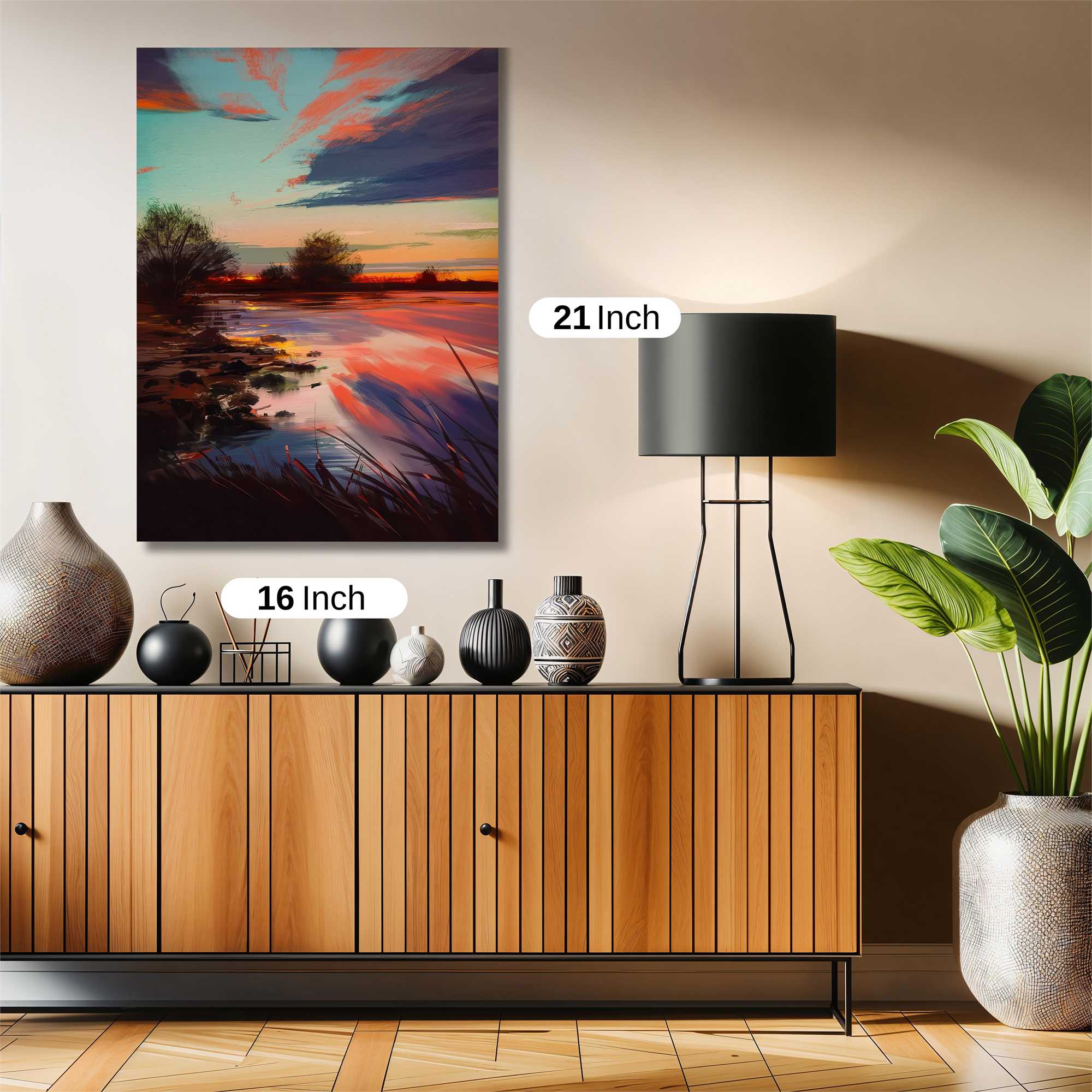 Sunset Serenity Safe Wall Magnetic / M