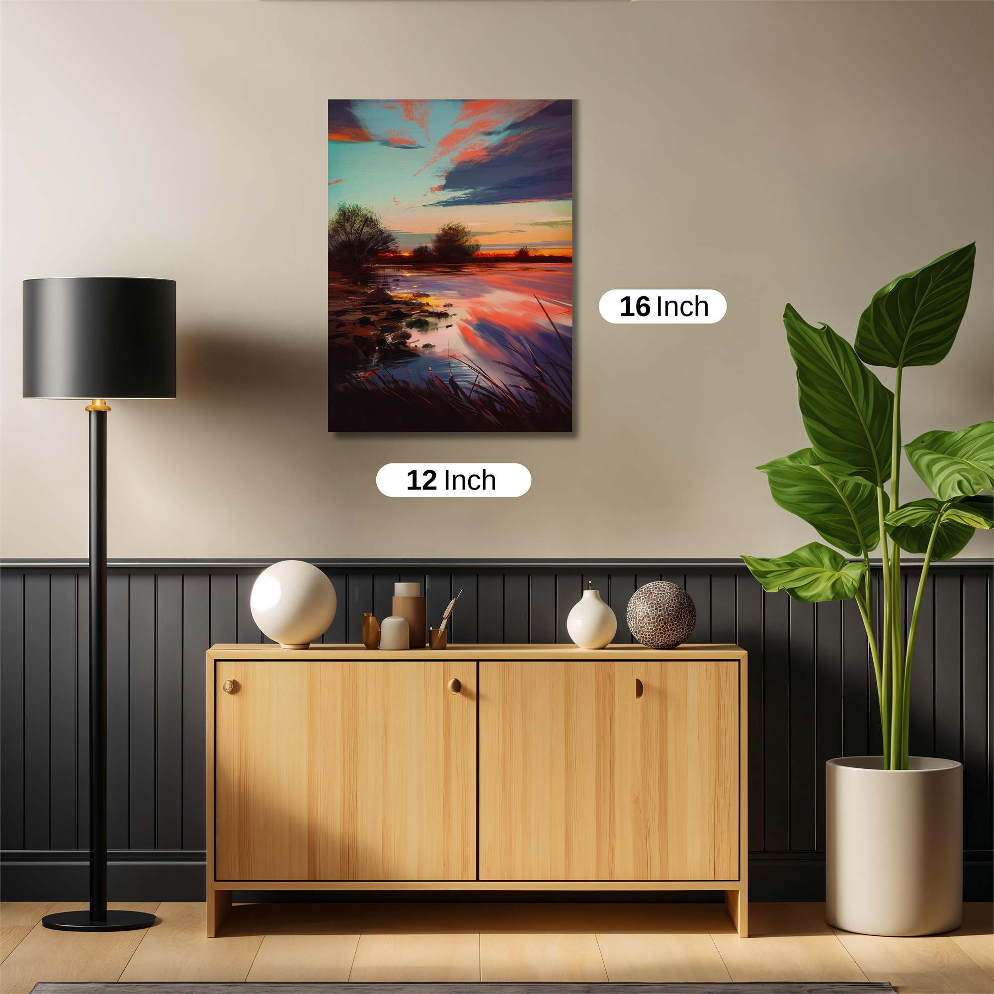 Sunset Serenity Safe Wall Magnetic / M