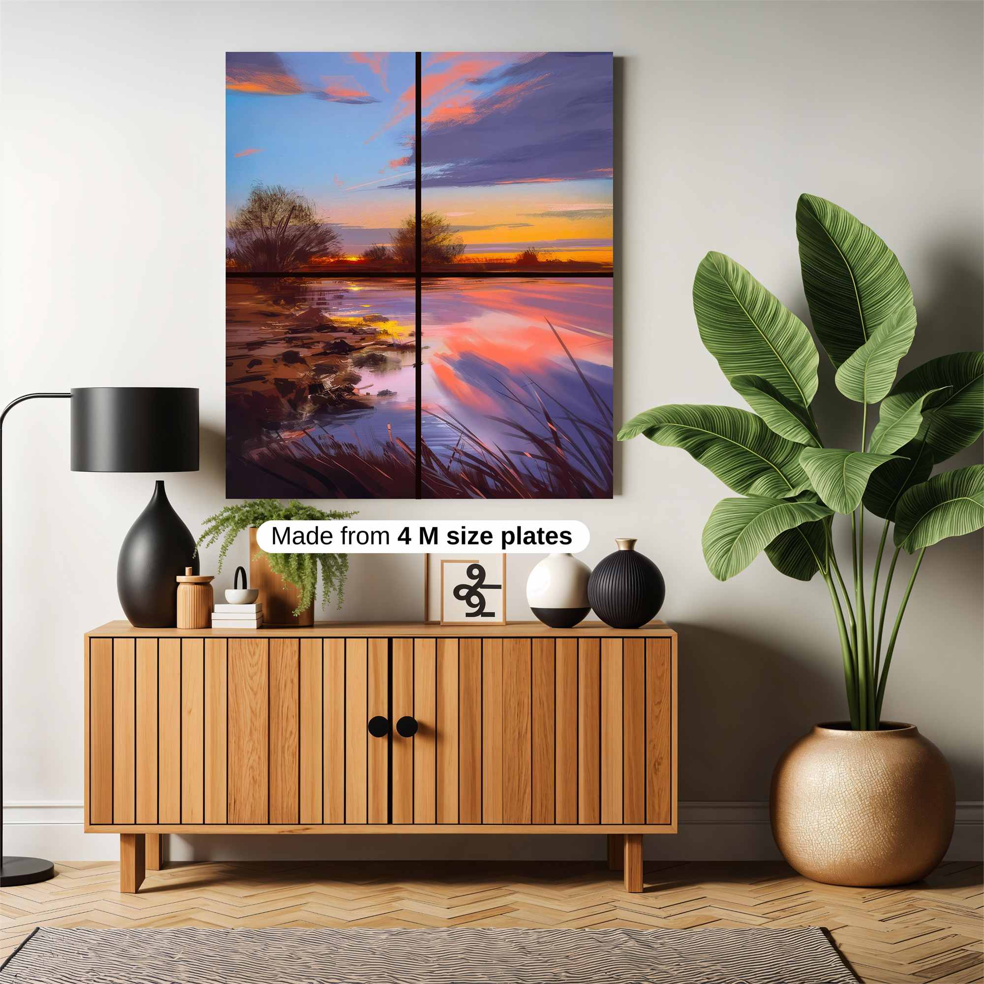 Sunset Serenity Safe Wall Magnetic / M