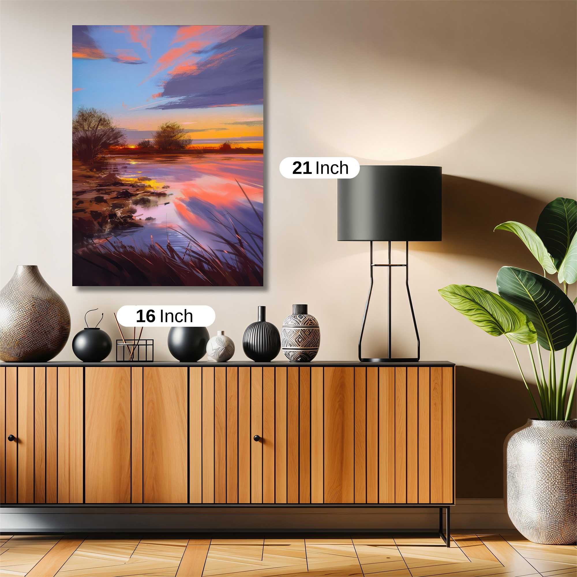 Sunset Serenity Safe Wall Magnetic / M