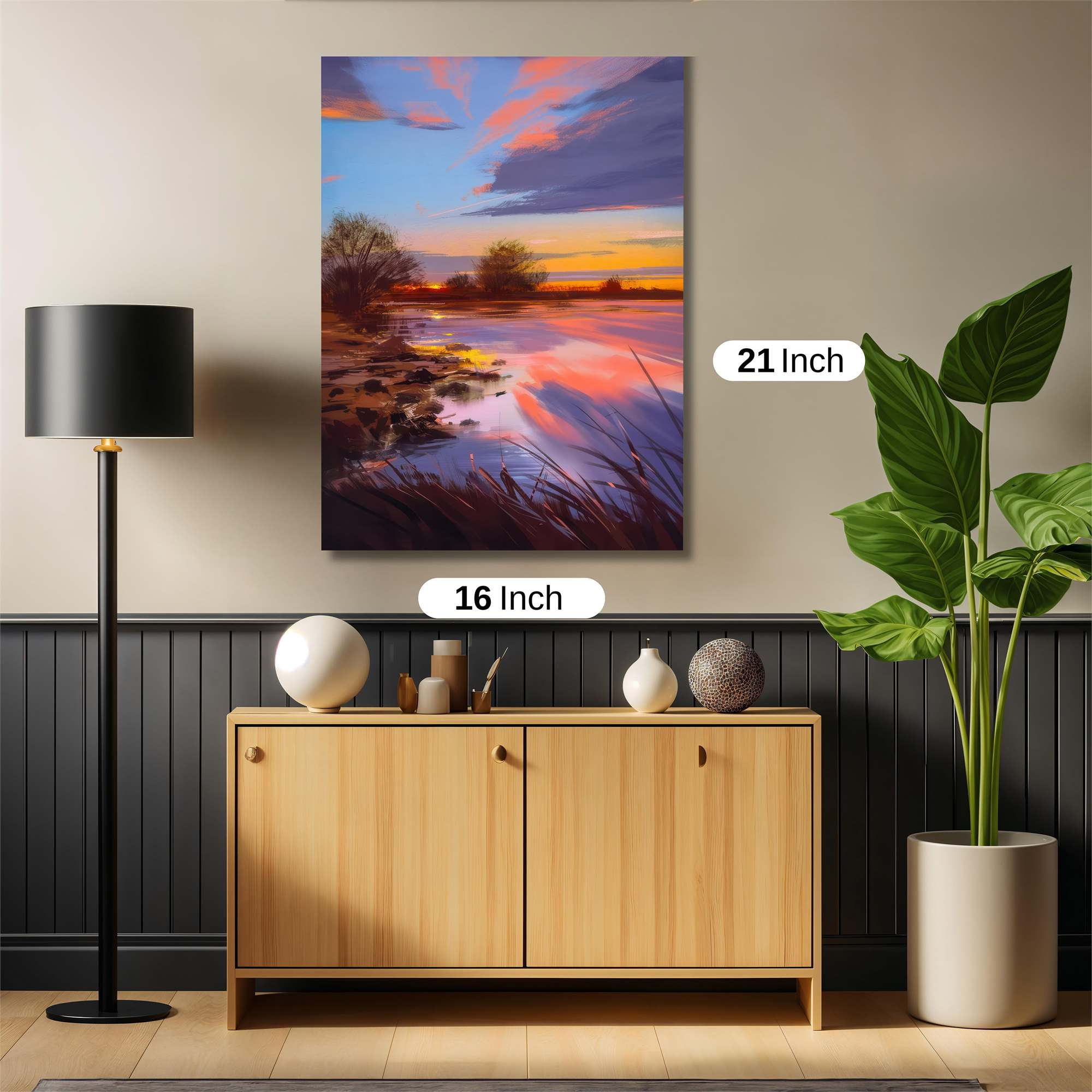 Sunset Serenity Safe Wall Magnetic / M