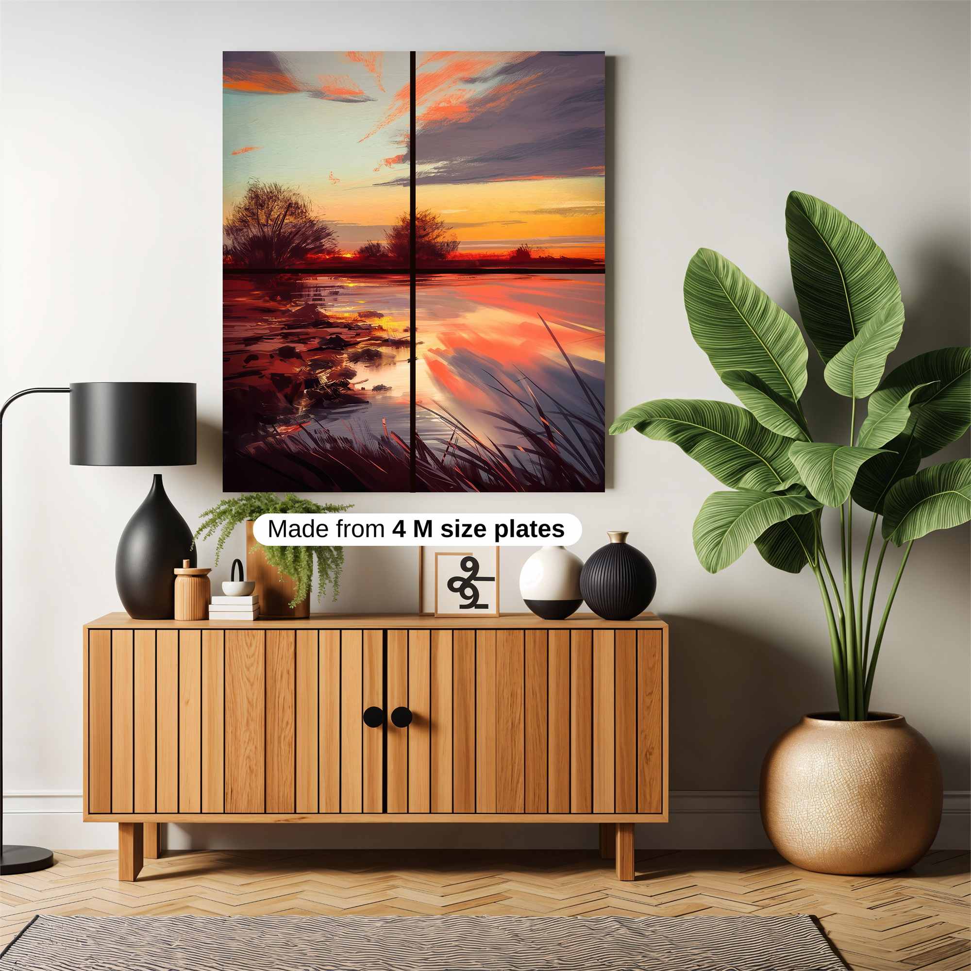 Sunset Serenity Safe Wall Magnetic / M