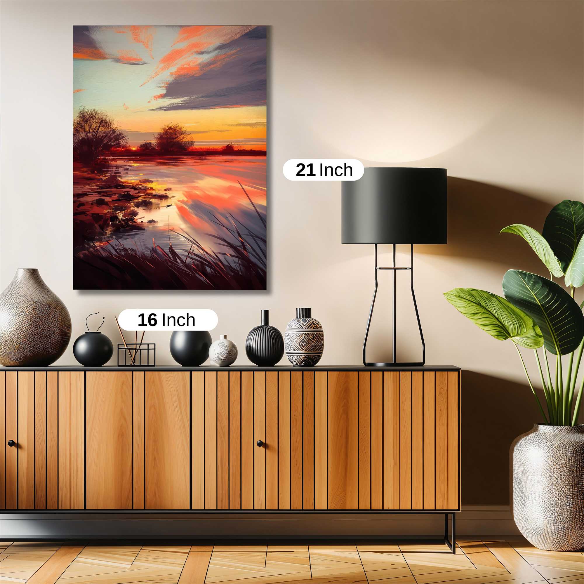 Sunset Serenity Safe Wall Magnetic / M