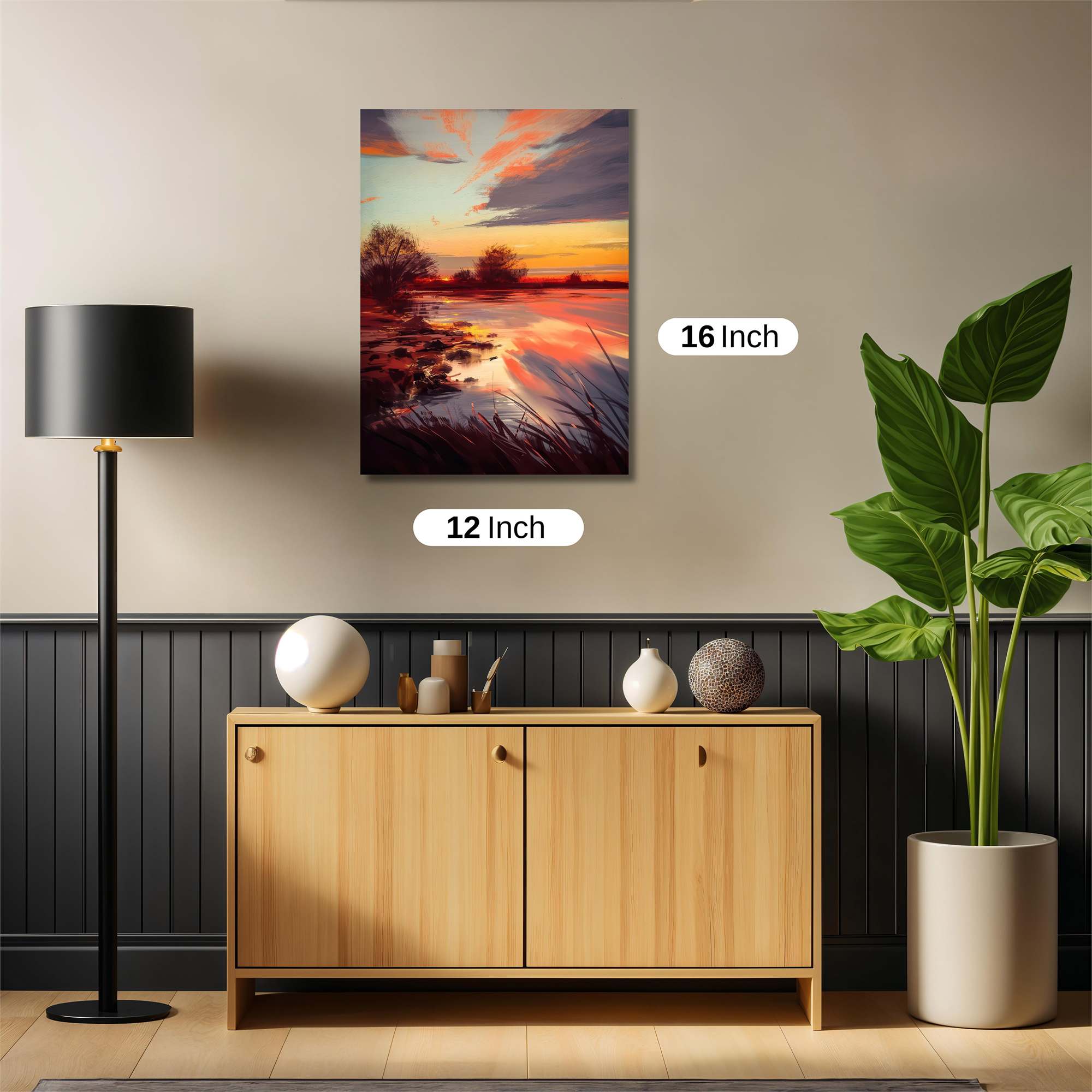 Sunset Serenity Safe Wall Magnetic / M