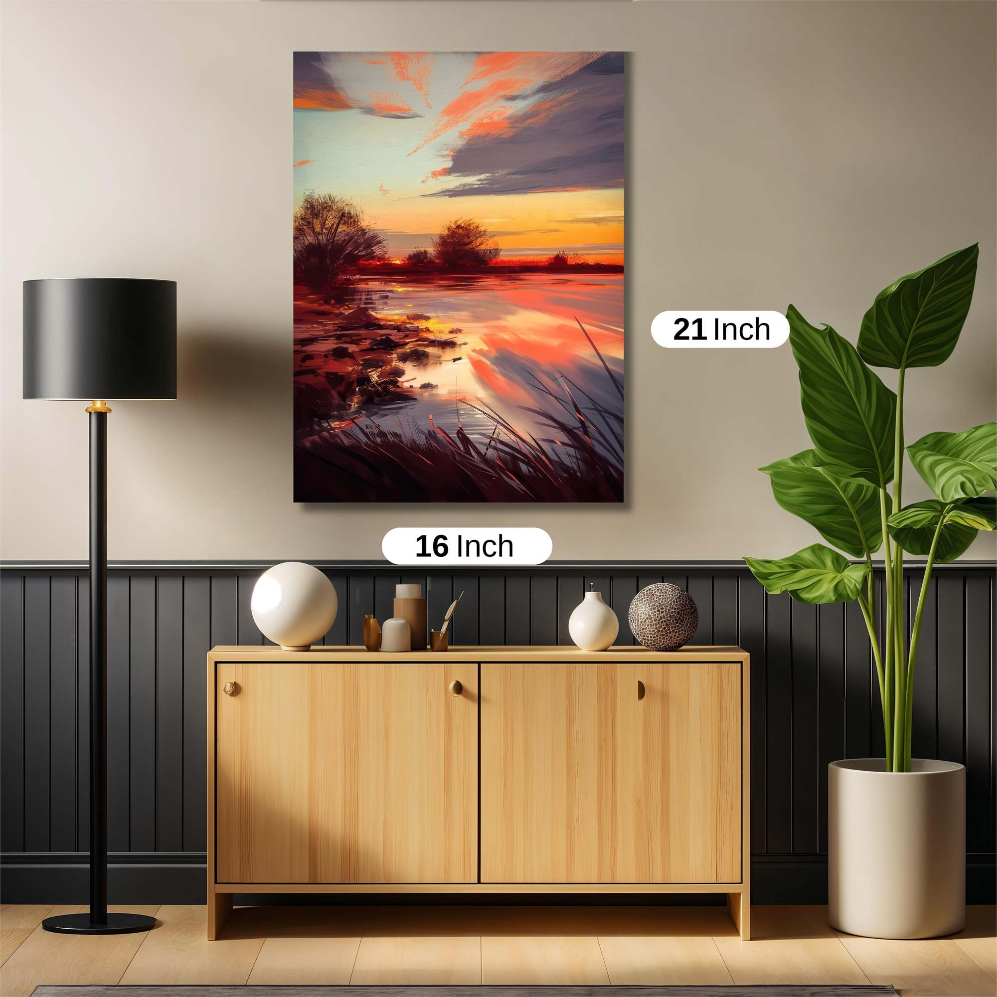 Sunset Serenity Safe Wall Magnetic / M
