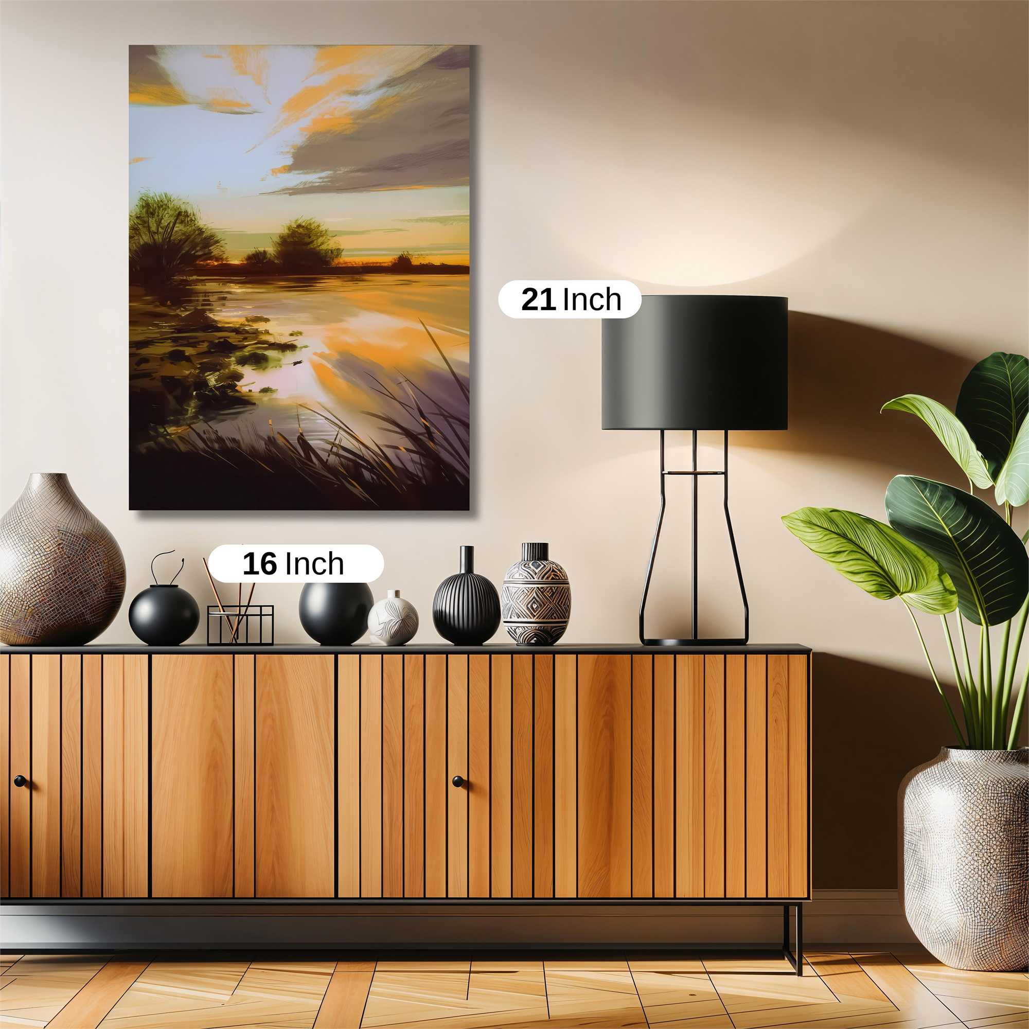 Sunset Serenity Safe Wall Magnetic / M