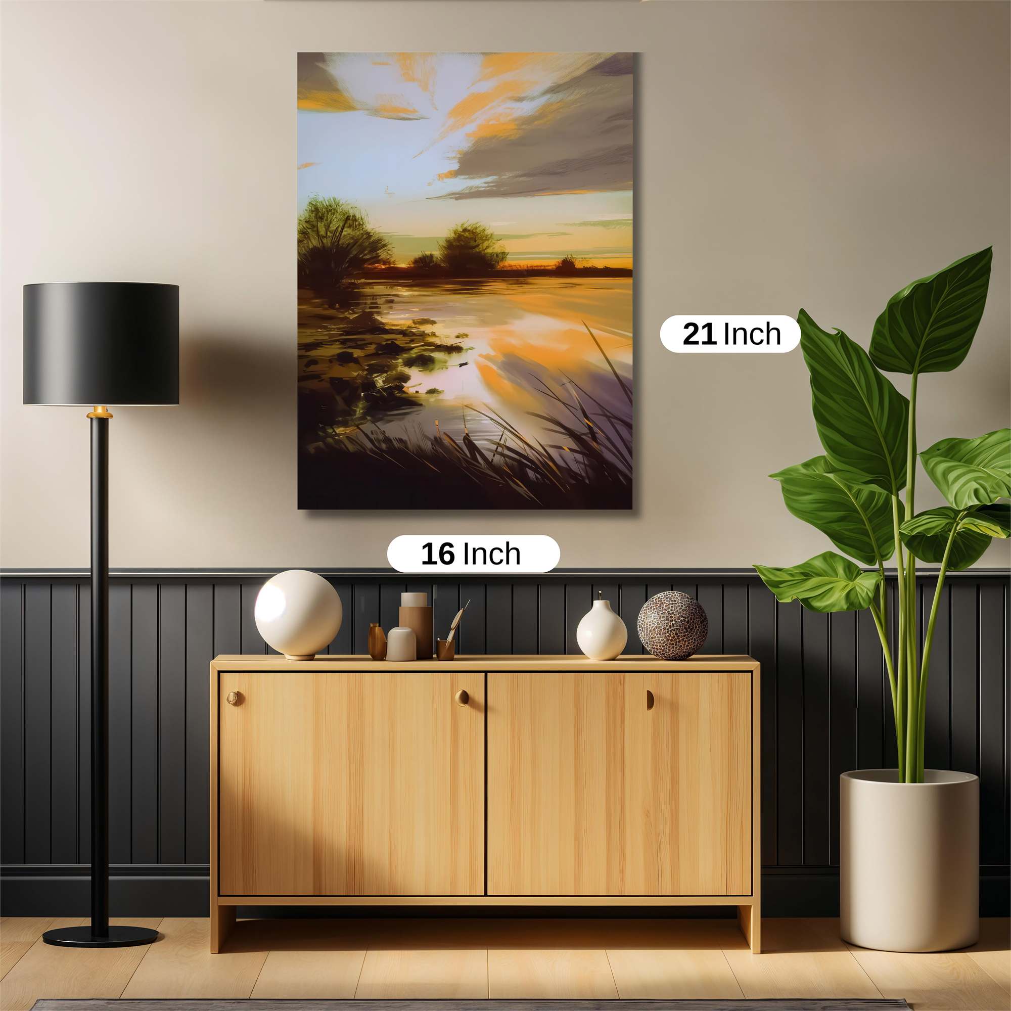 Sunset Serenity Safe Wall Magnetic / M