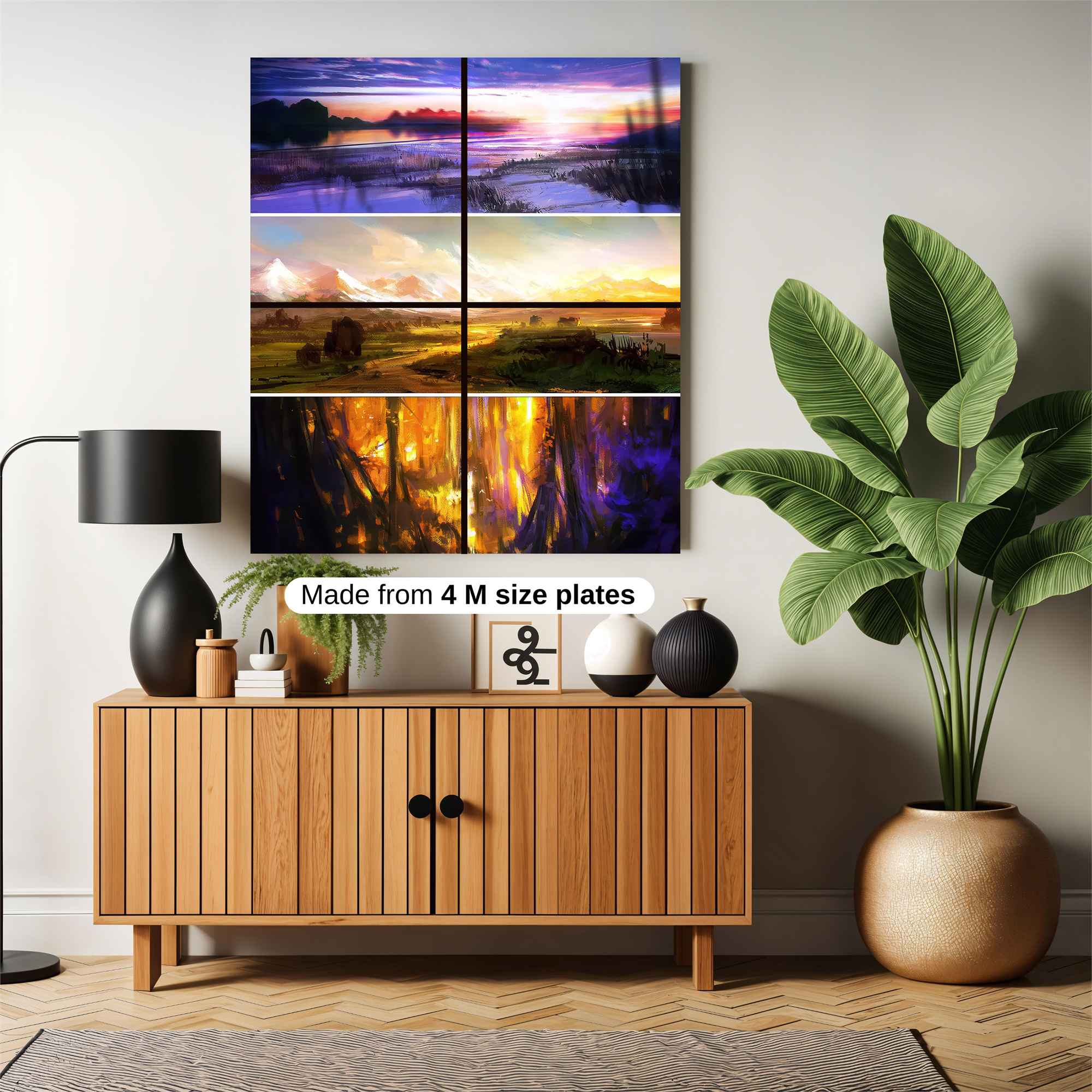 Sunset Serenity Safe Wall Magnetic / M