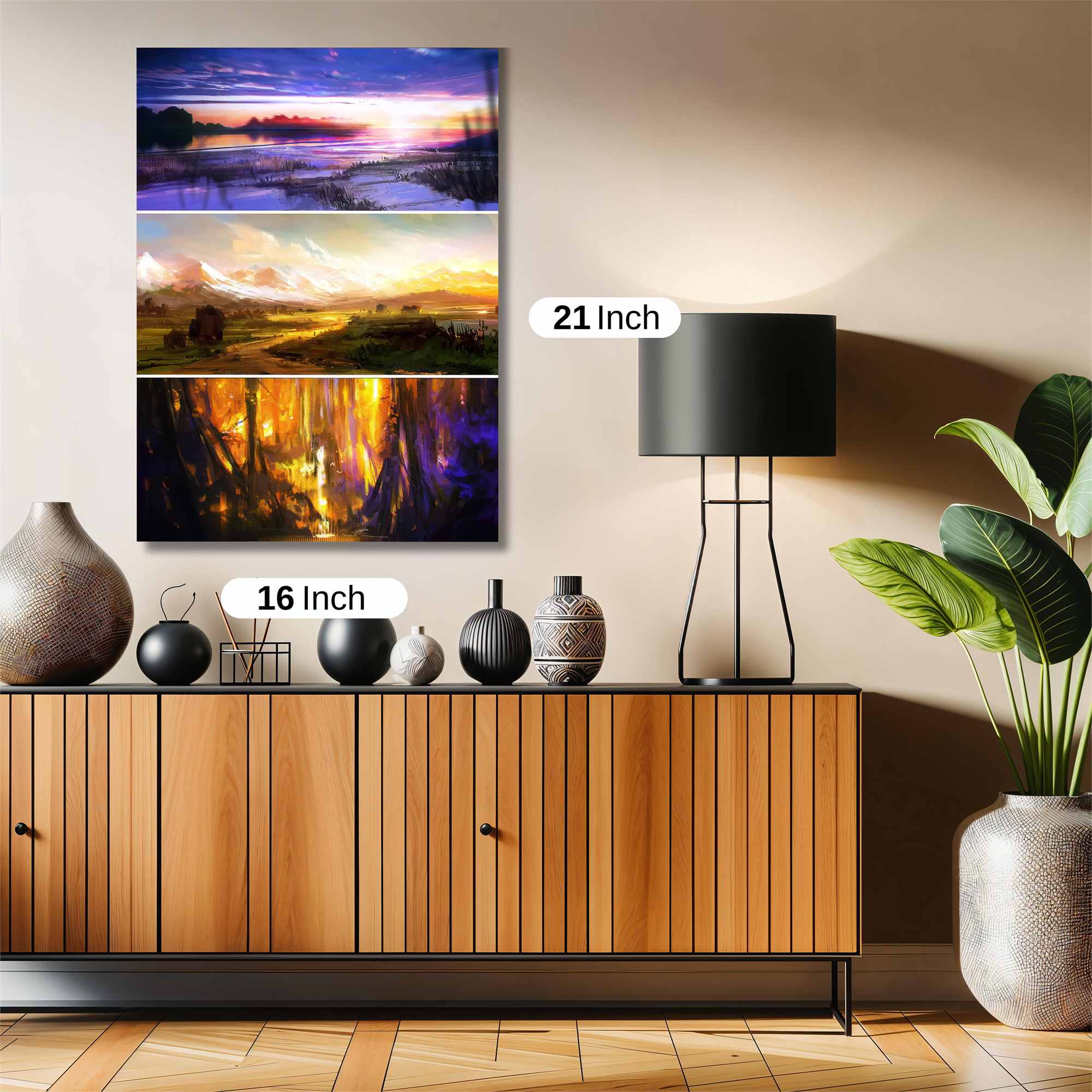 Sunset Serenity Safe Wall Magnetic / M
