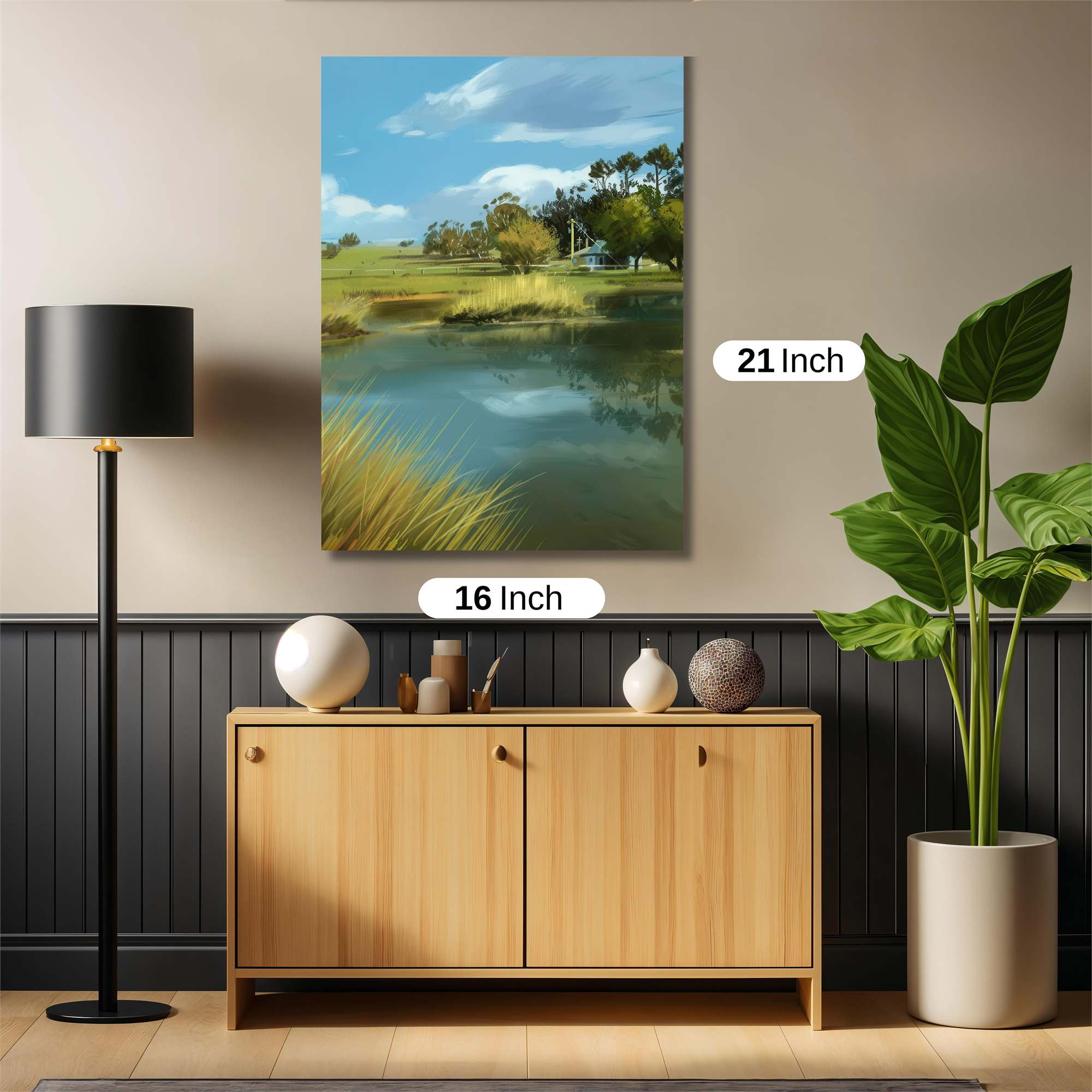Pond Serenity Safe Wall Magnetic / M